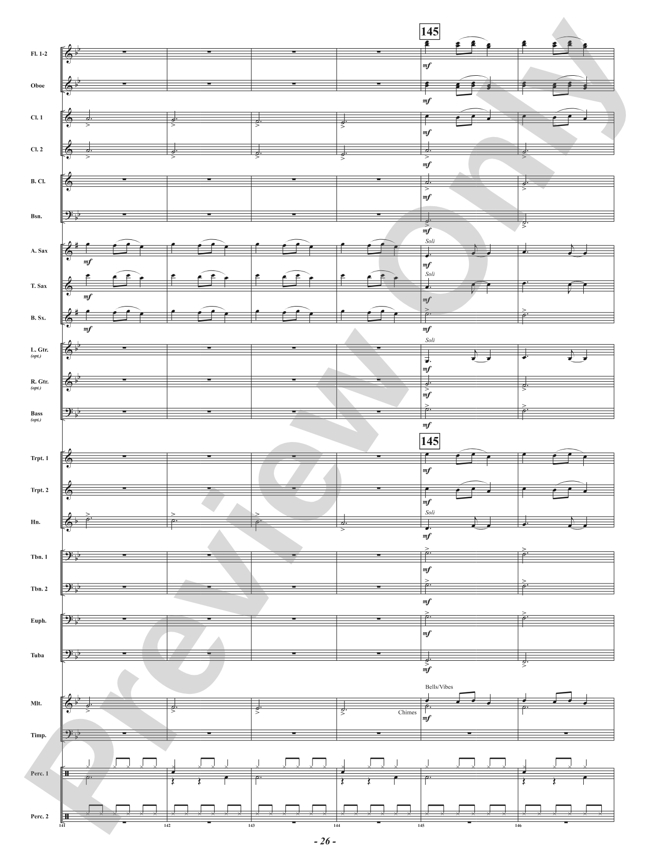 Beyond the Bell Carol: Concert Band Conductor Score & Parts