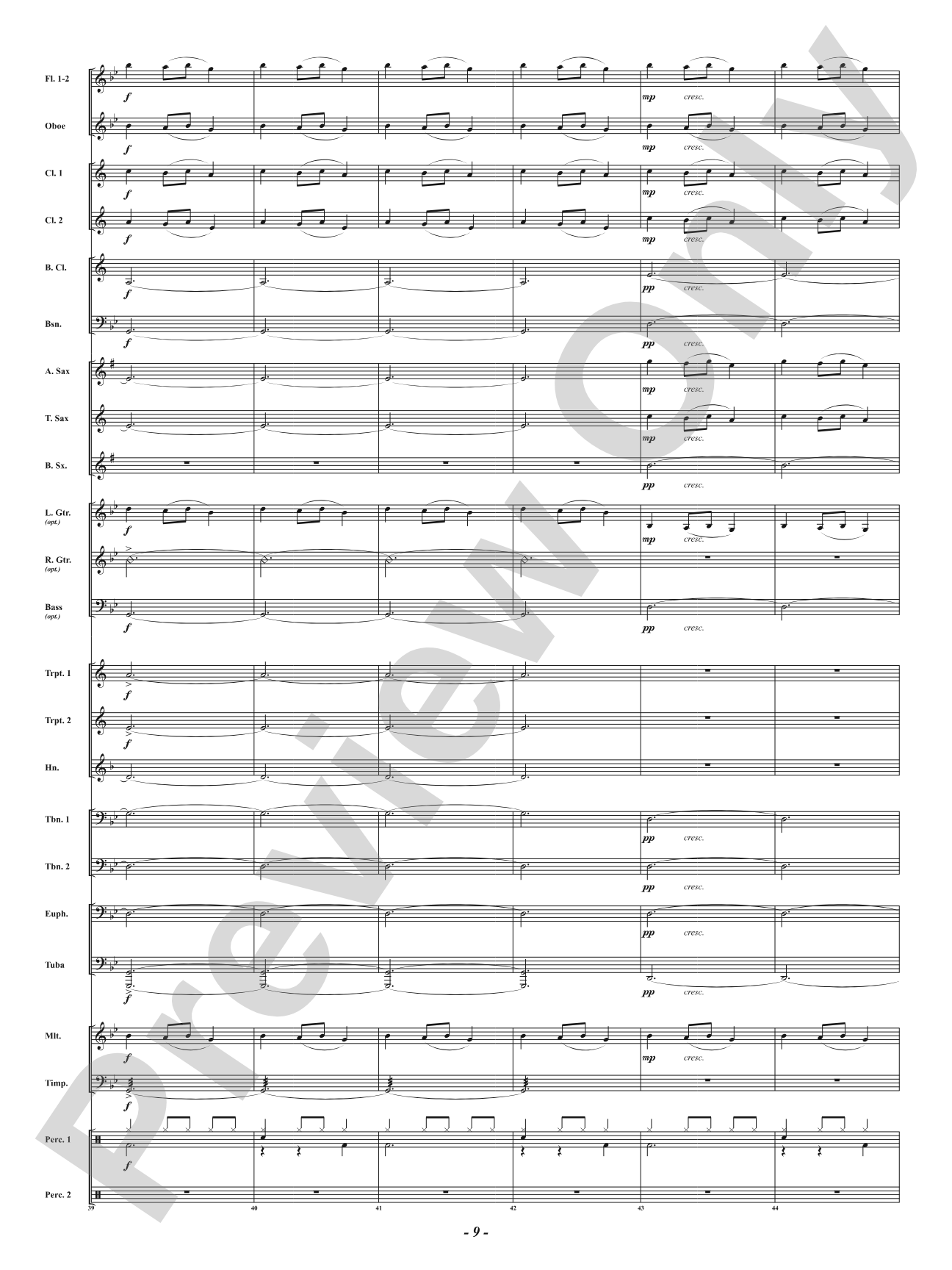 Beyond the Bell Carol: Concert Band Conductor Score & Parts