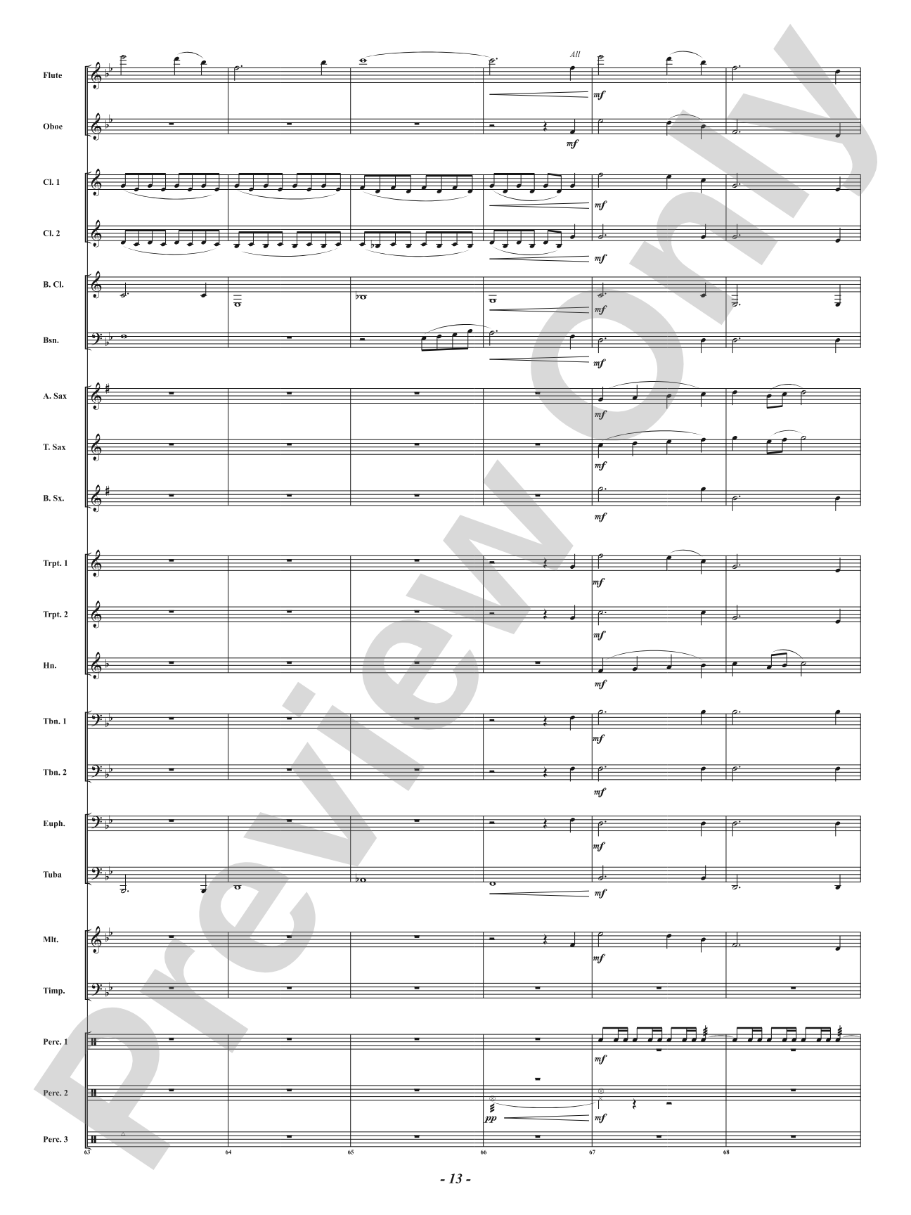 Unity: Concert Band Conductor Score & Parts