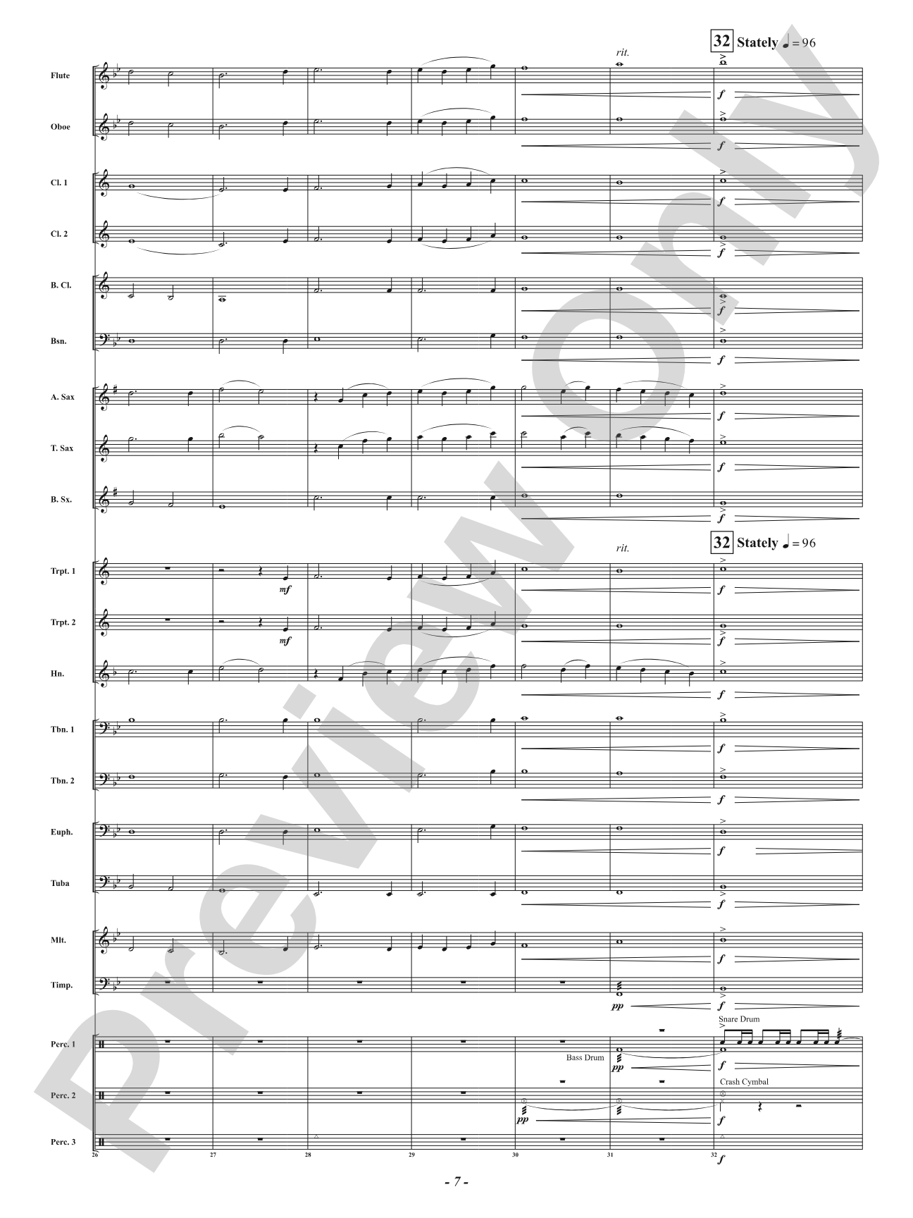 Unity: Concert Band Conductor Score & Parts