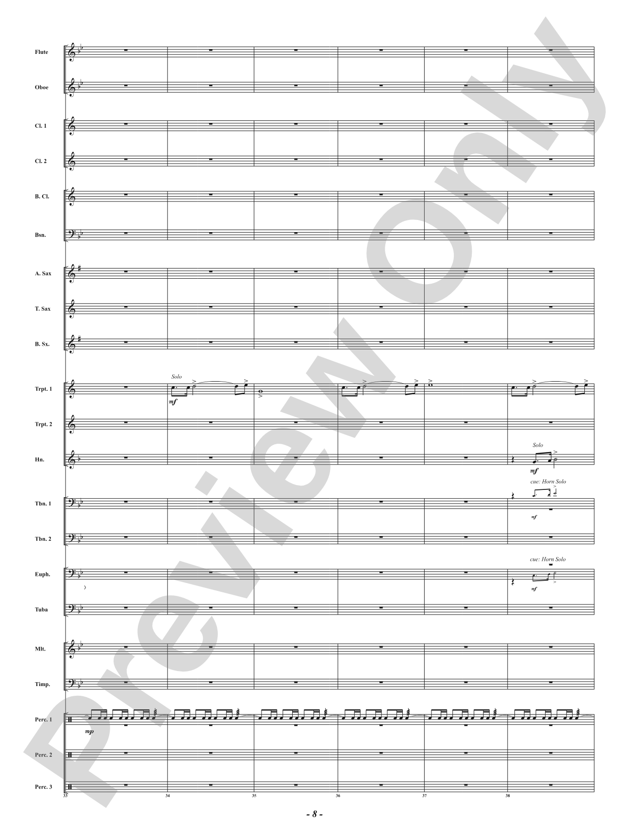Unity: Concert Band Conductor Score & Parts
