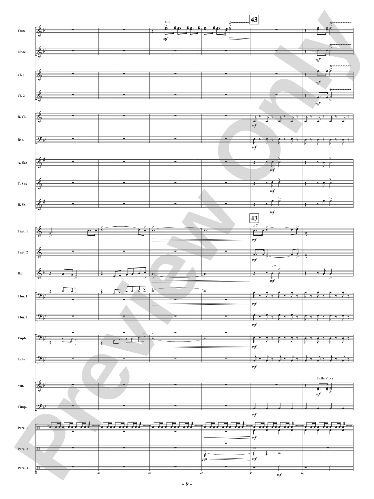 Unity: Concert Band Conductor Score & Parts