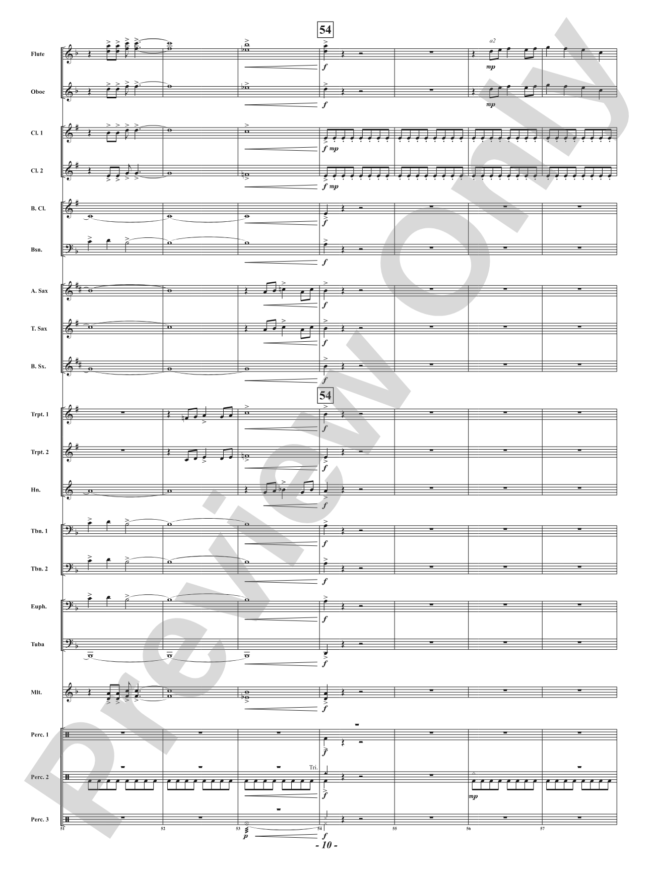 Attack of the Accents: Concert Band Conductor Score & Parts