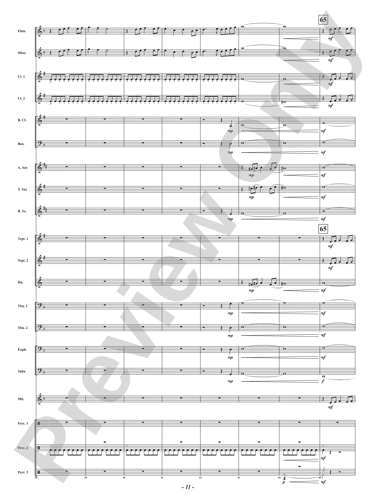 Attack of the Accents: Concert Band Conductor Score & Parts