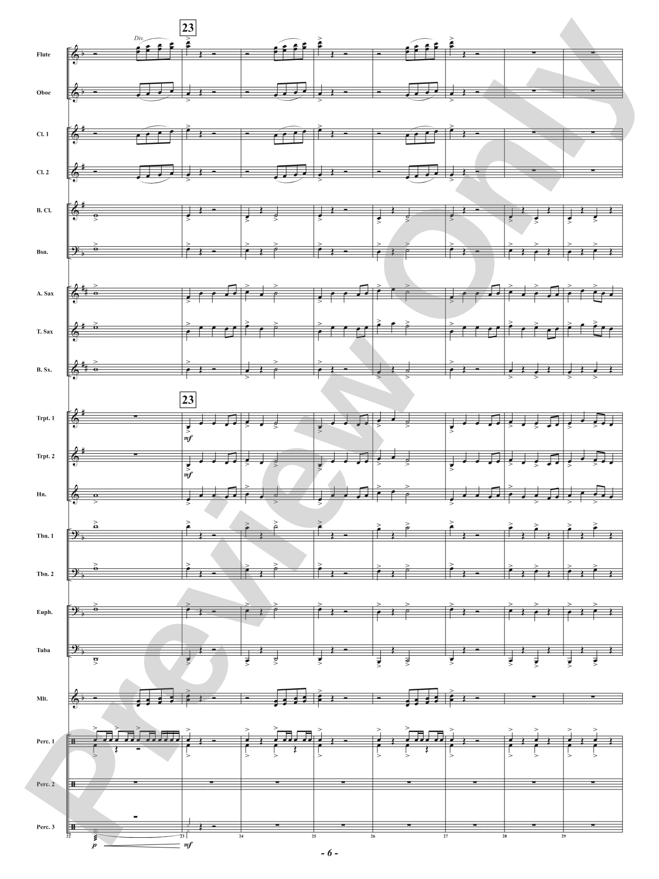 Attack of the Accents: Concert Band Conductor Score & Parts