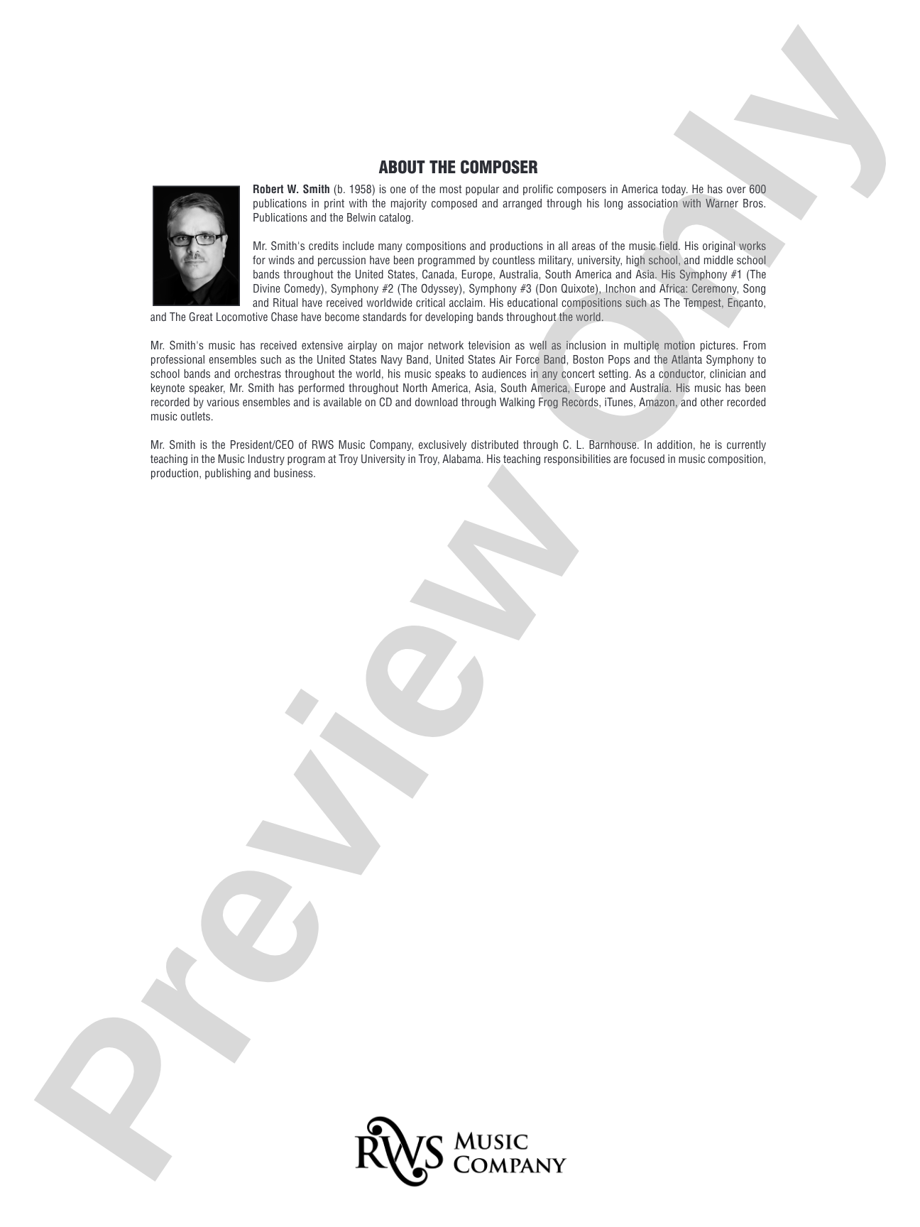 Fire! - Mvt. 1 from <i>Suite for the Heroes Among Us</i>: Concert Band Conductor Score & Parts