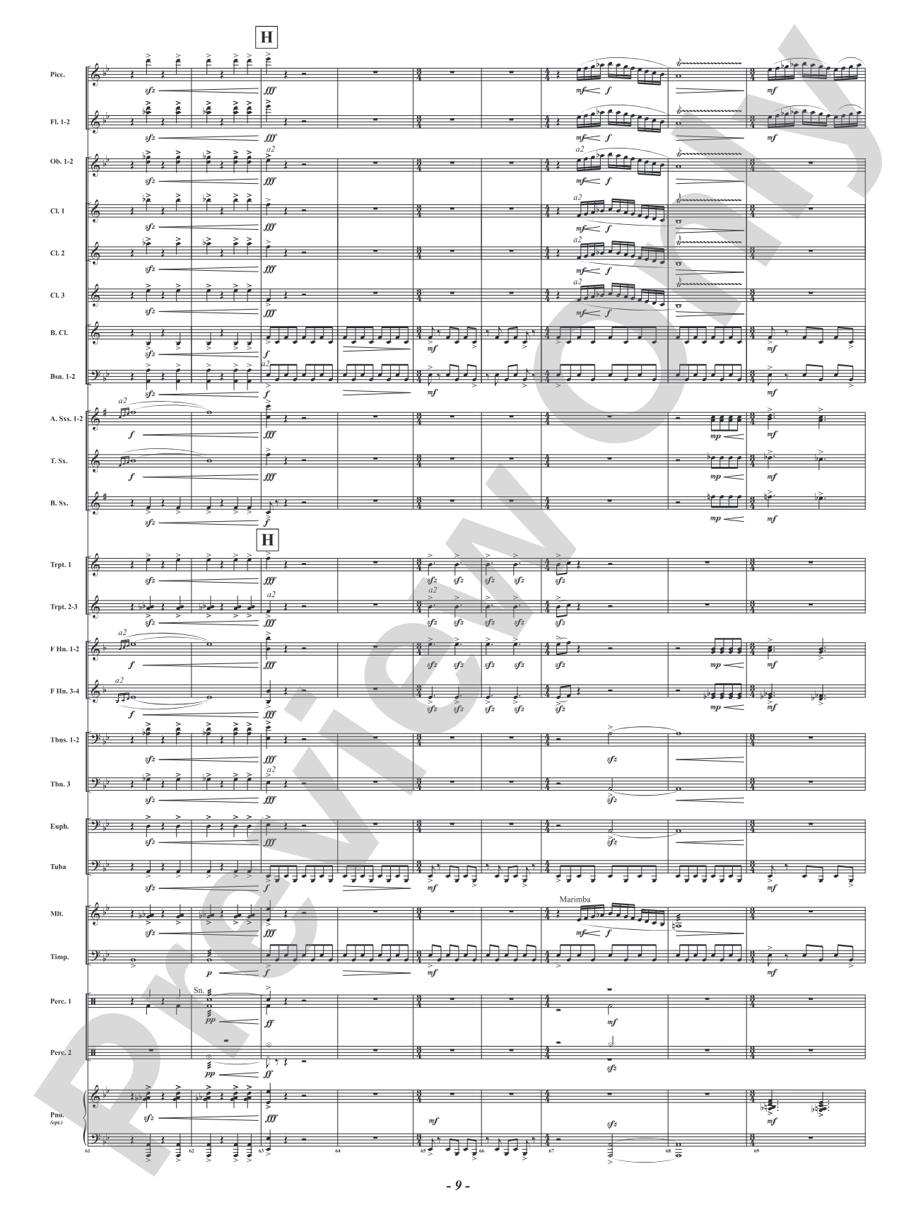 Fire! - Mvt. 1 from <i>Suite for the Heroes Among Us</i>: Concert Band Conductor Score & Parts