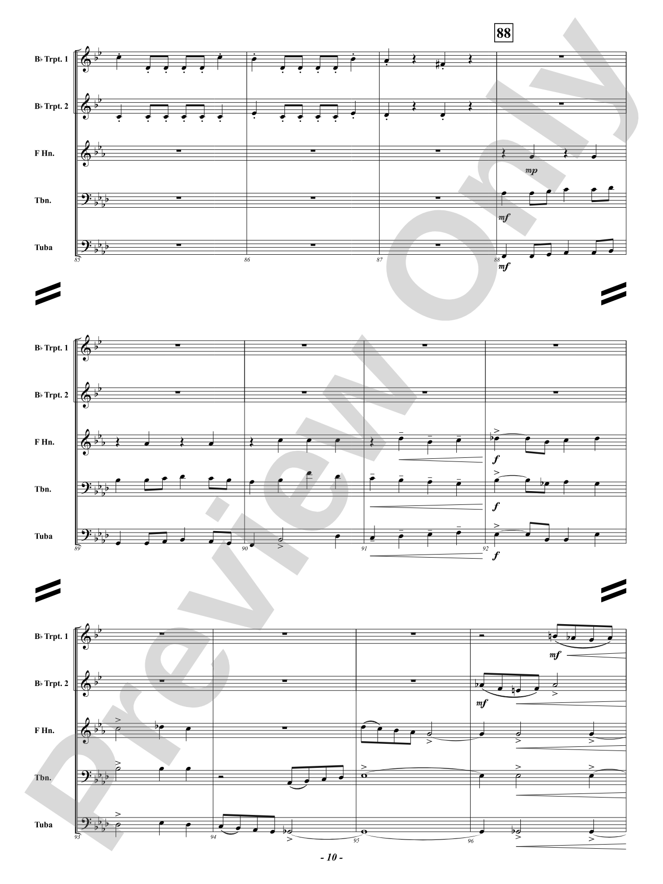 Transylvania Polka: Brass Quintet Conductor Score & Parts