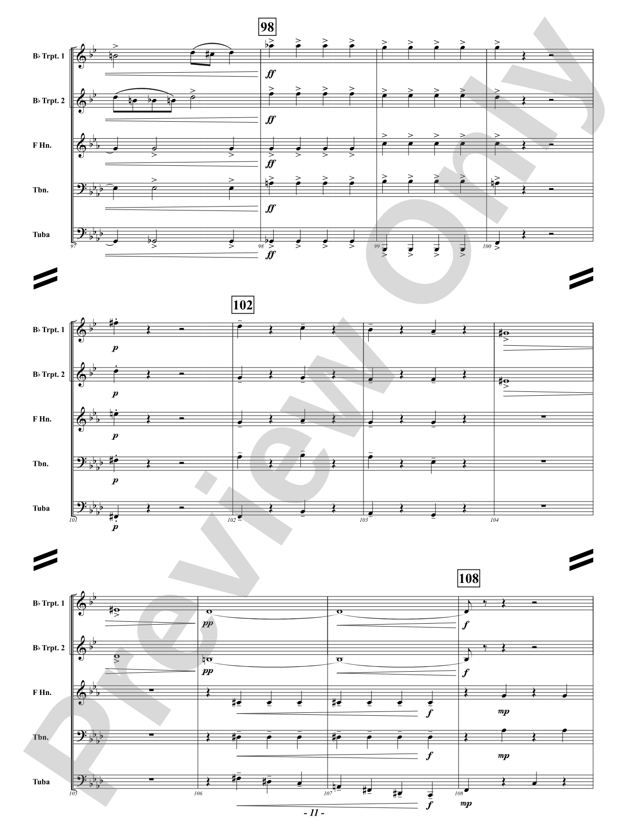 Transylvania Polka: Brass Quintet Conductor Score & Parts