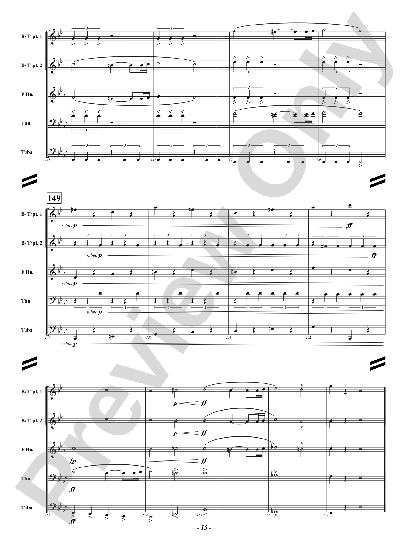 Transylvania Polka: Brass Quintet Conductor Score & Parts
