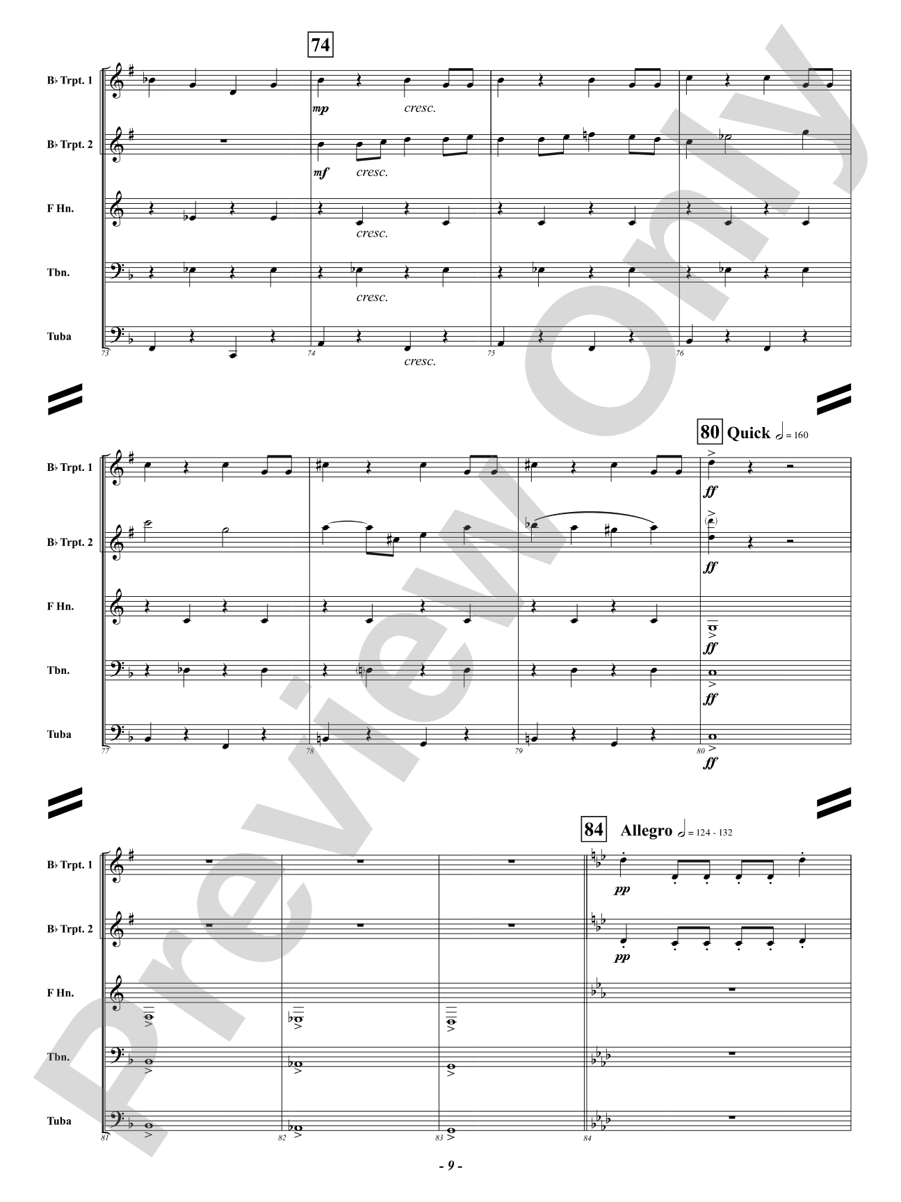 Transylvania Polka: Brass Quintet Conductor Score & Parts