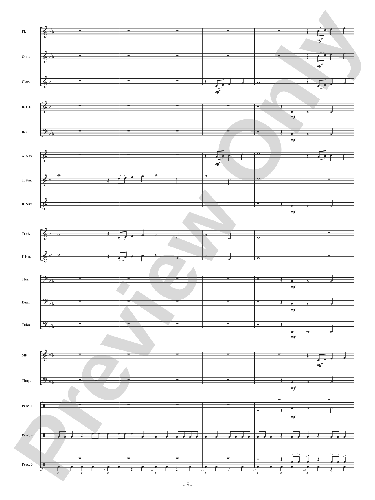 Primal Path: Concert Band Conductor Score & Parts