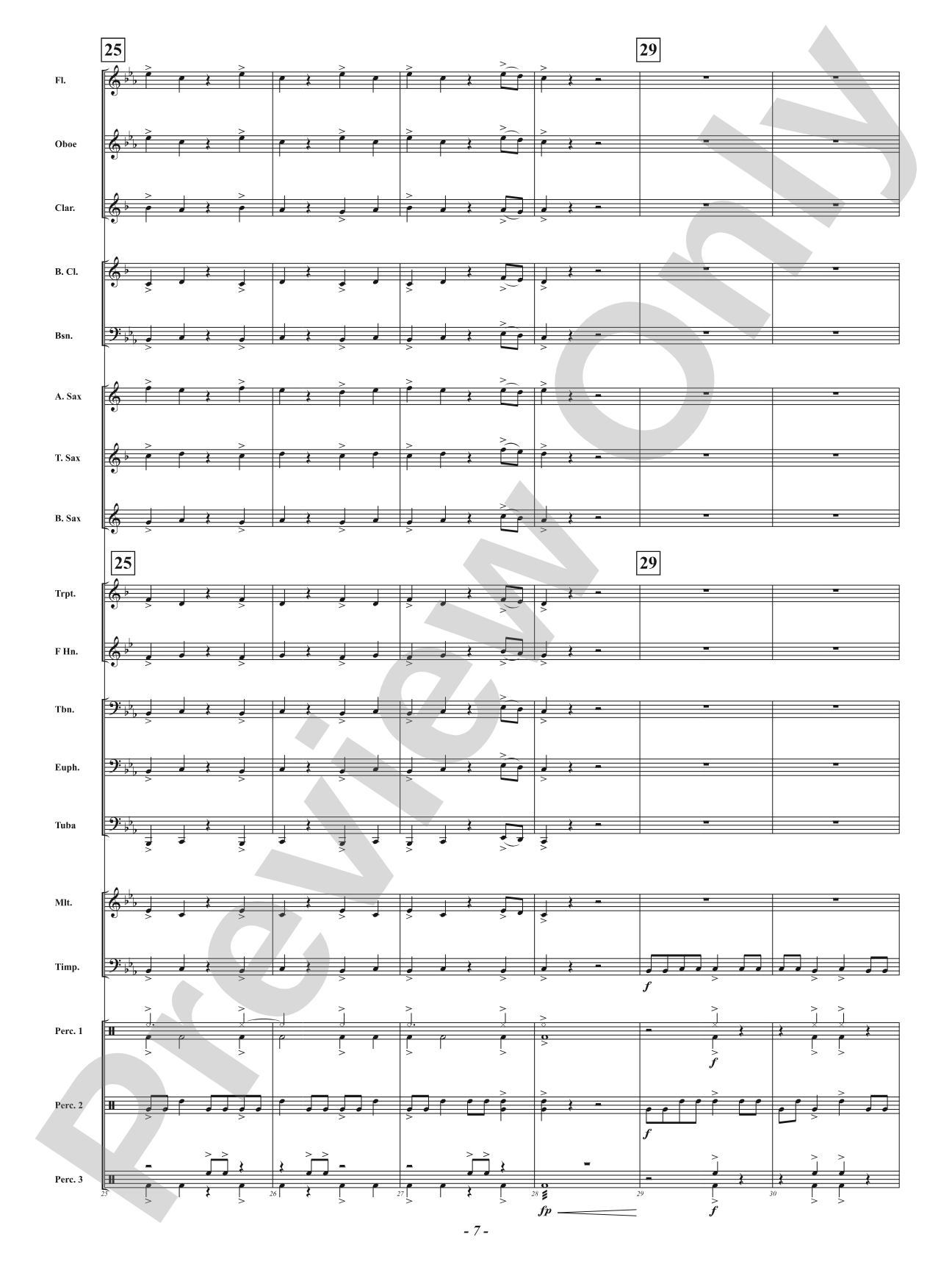 Primal Path: Concert Band Conductor Score & Parts