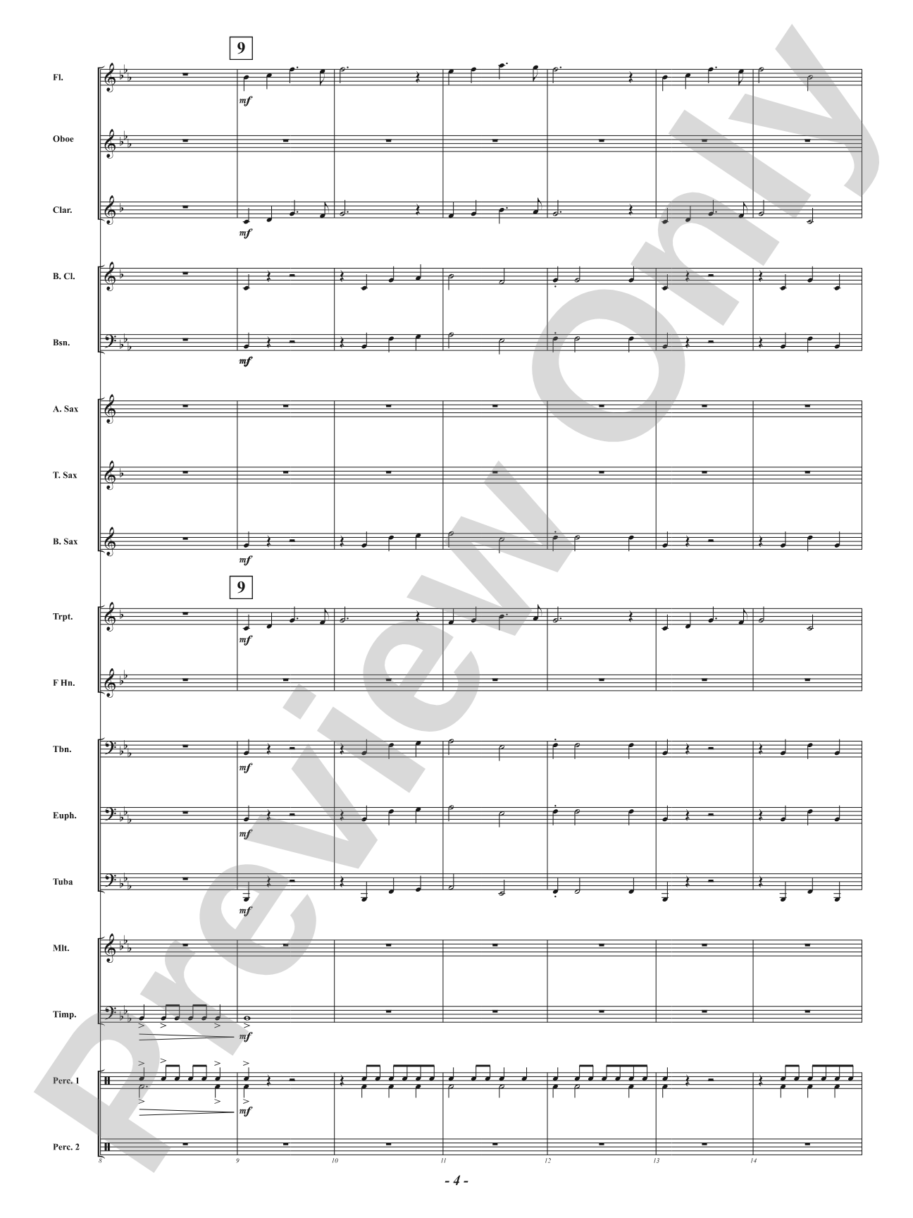 Cosmic Voyage: Concert Band Conductor Score & Parts