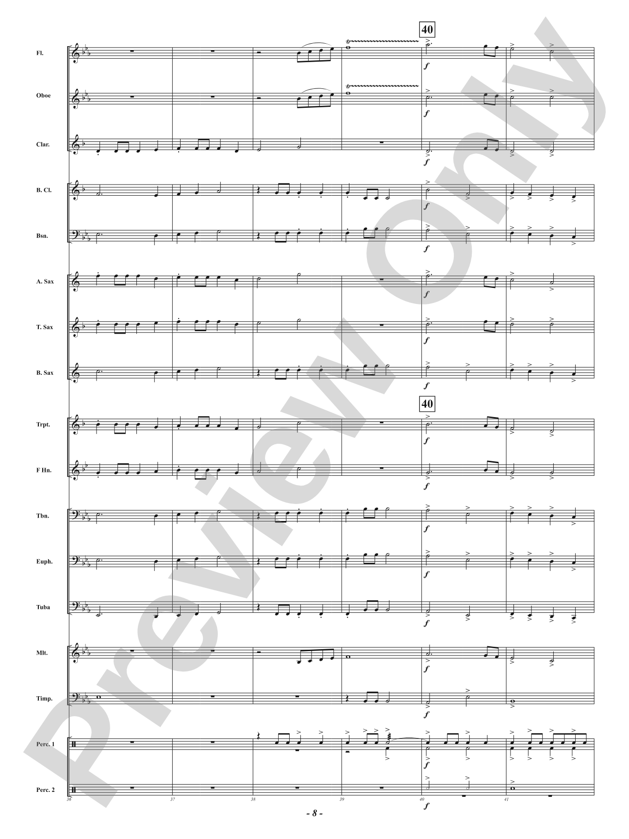 Cosmic Voyage: Concert Band Conductor Score & Parts