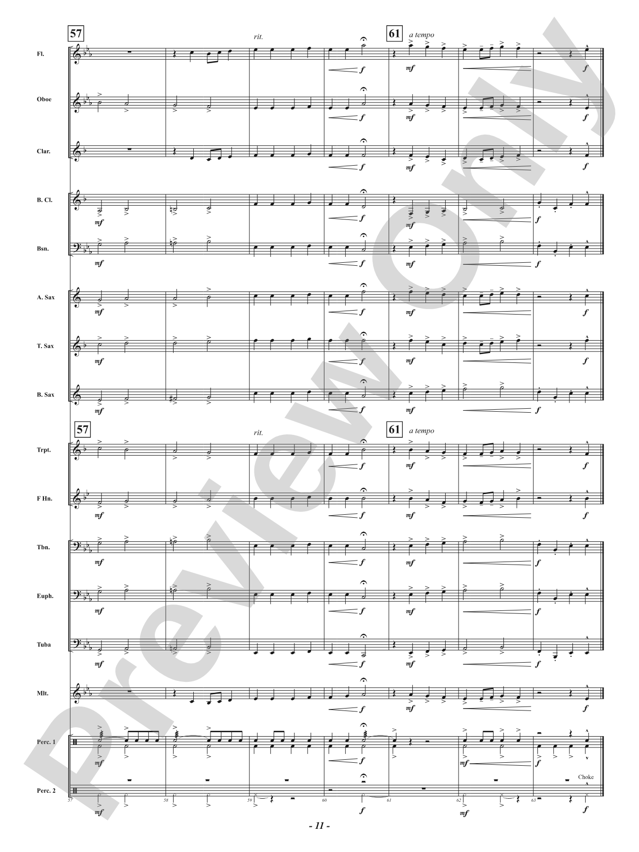 Wenceslas March: Concert Band Conductor Score & Parts