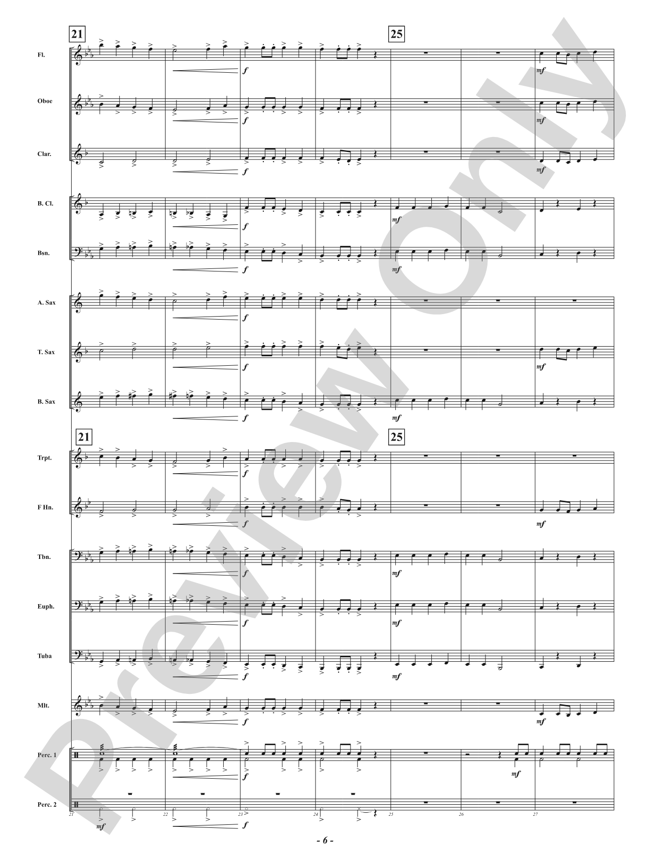 Wenceslas March: Concert Band Conductor Score & Parts