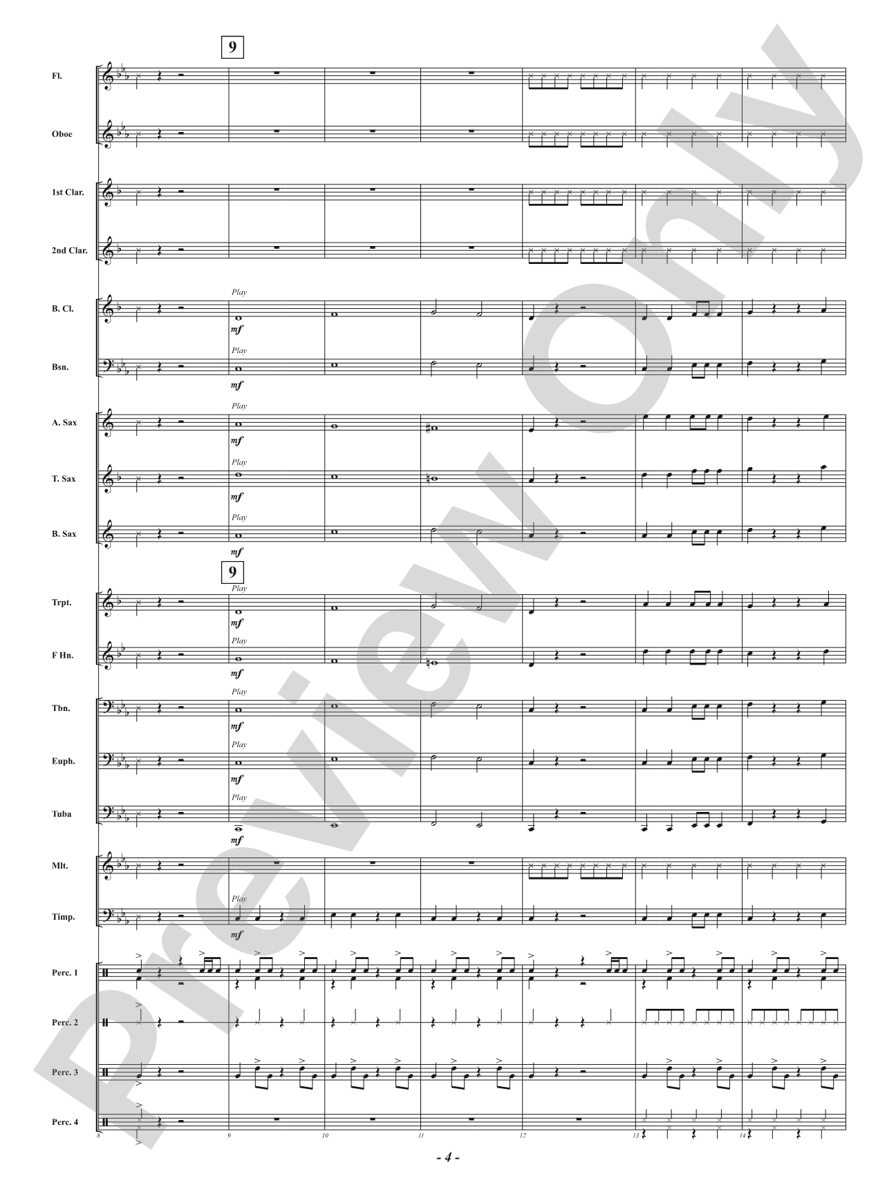 Alpha Dog: Concert Band Conductor Score & Parts | Heather Hoefle