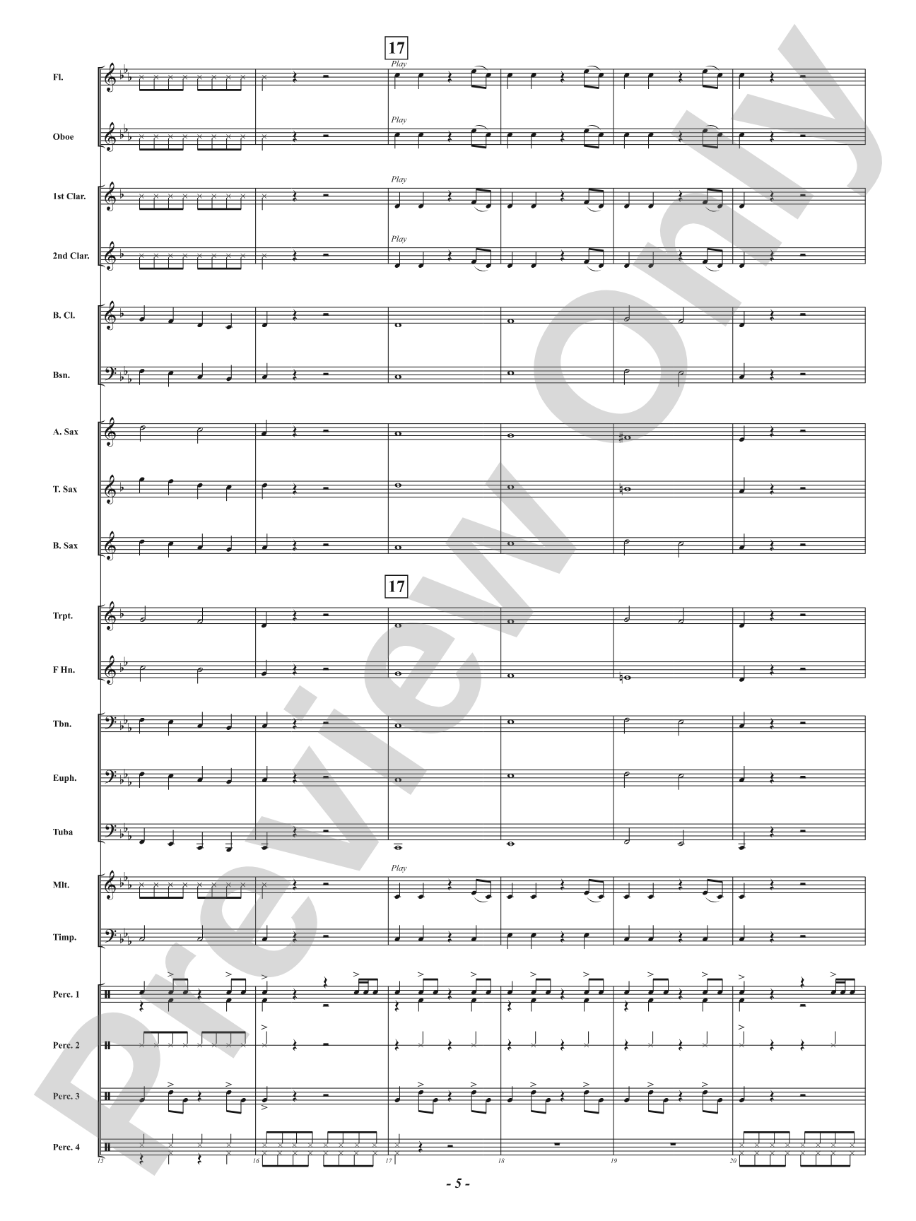 Alpha Dog: Concert Band Conductor Score & Parts