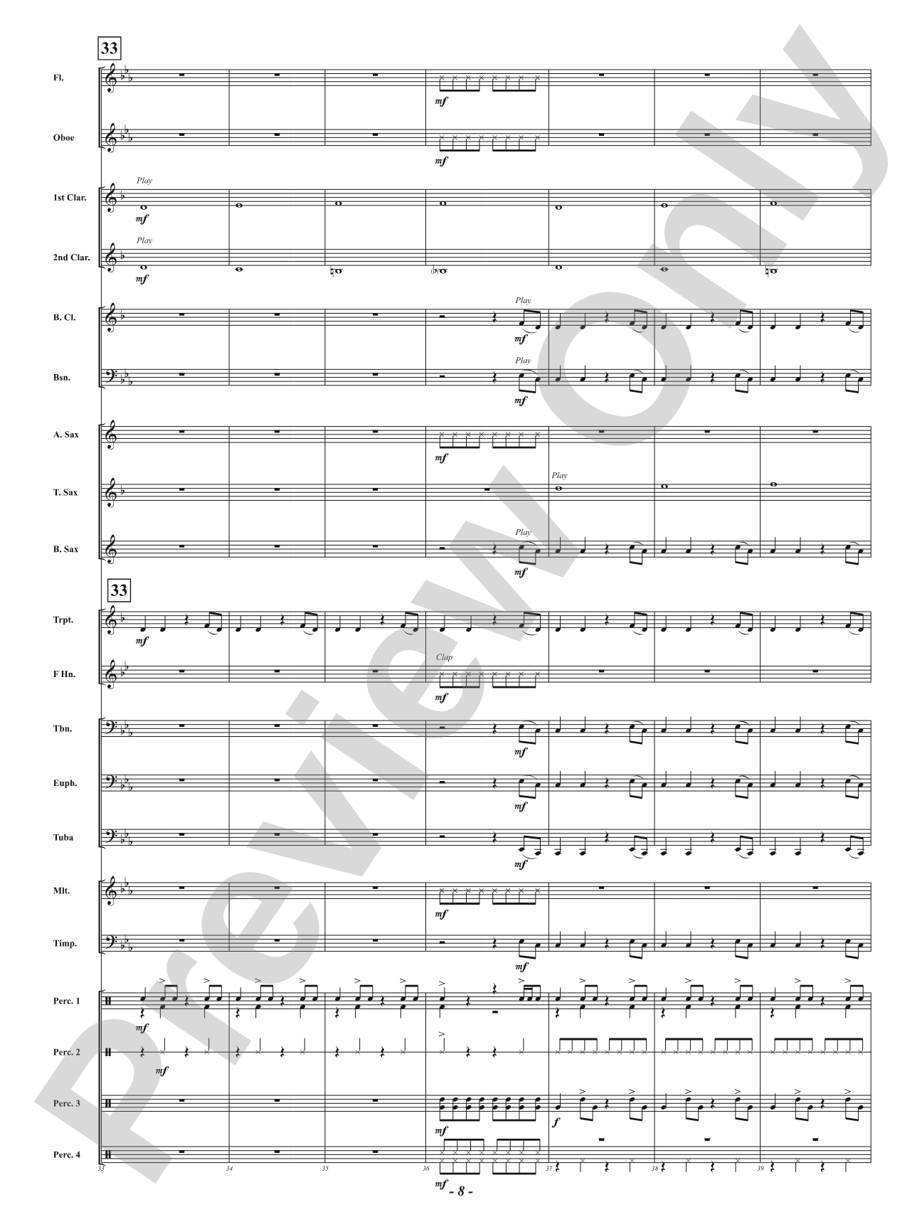 Alpha Dog: Concert Band Conductor Score & Parts