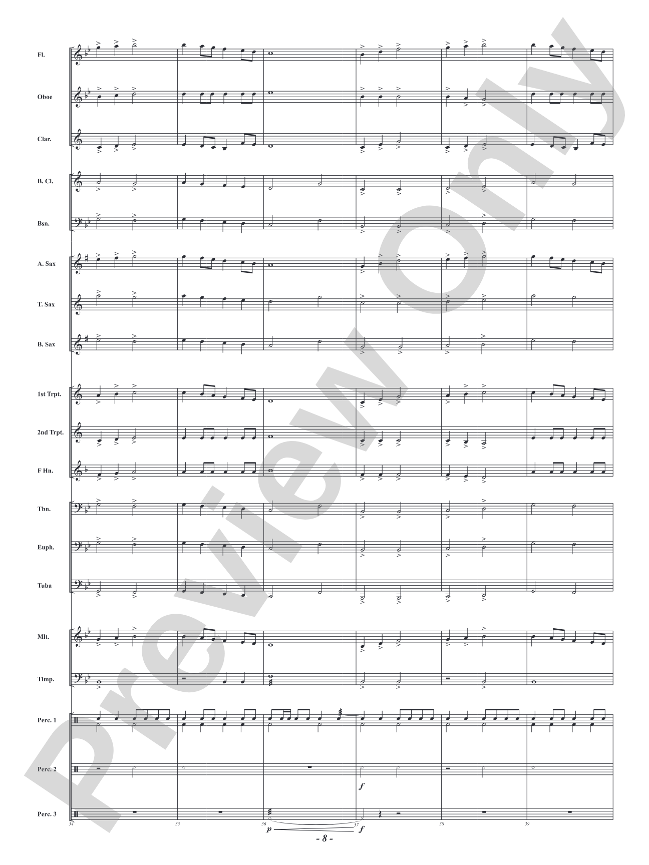 A Rocket to the Sun: Concert Band Conductor Score & Parts