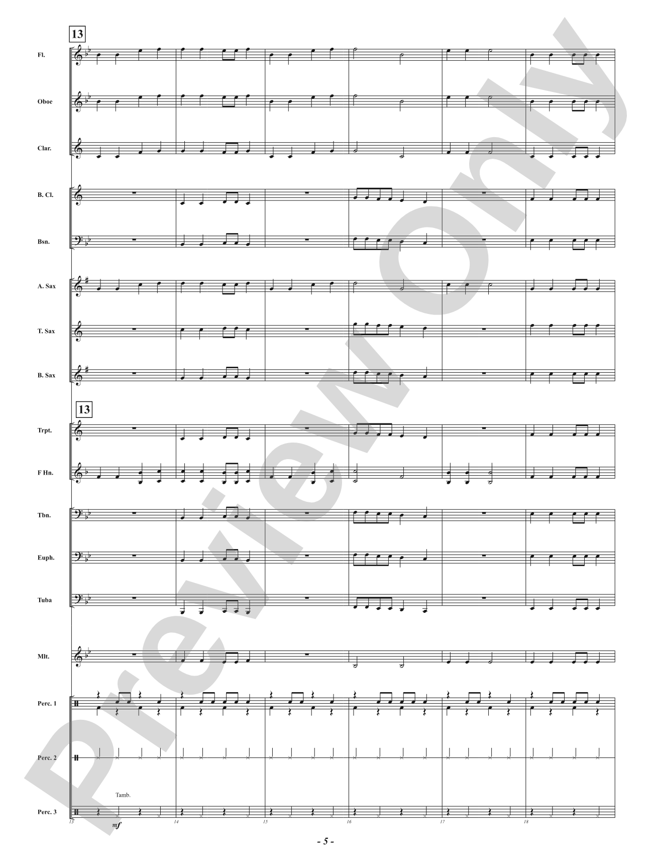 First Things First: Concert Band Conductor Score & Parts