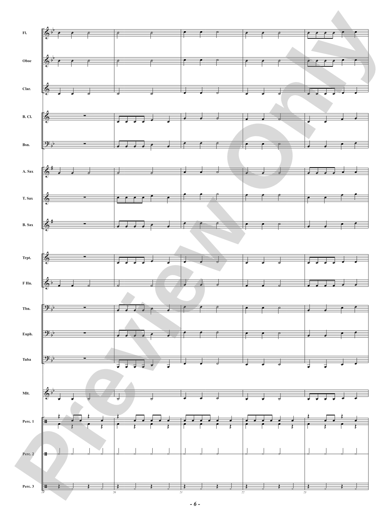 First Things First: Concert Band Conductor Score & Parts