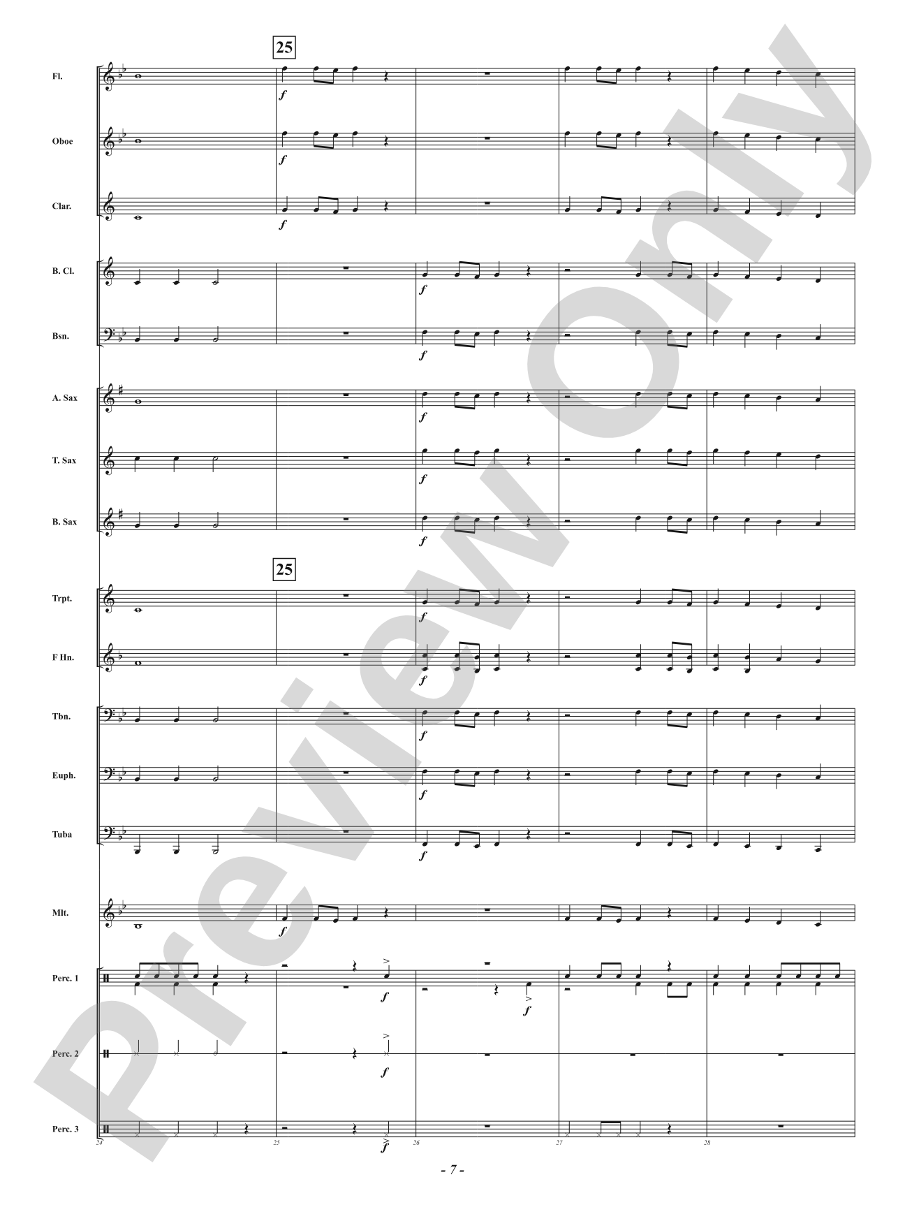 First Things First: Concert Band Conductor Score & Parts