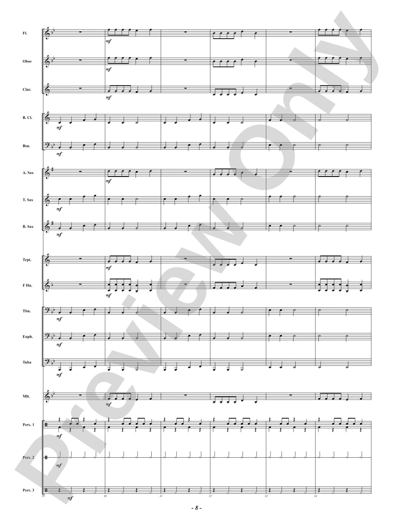 First Things First: Concert Band Conductor Score & Parts