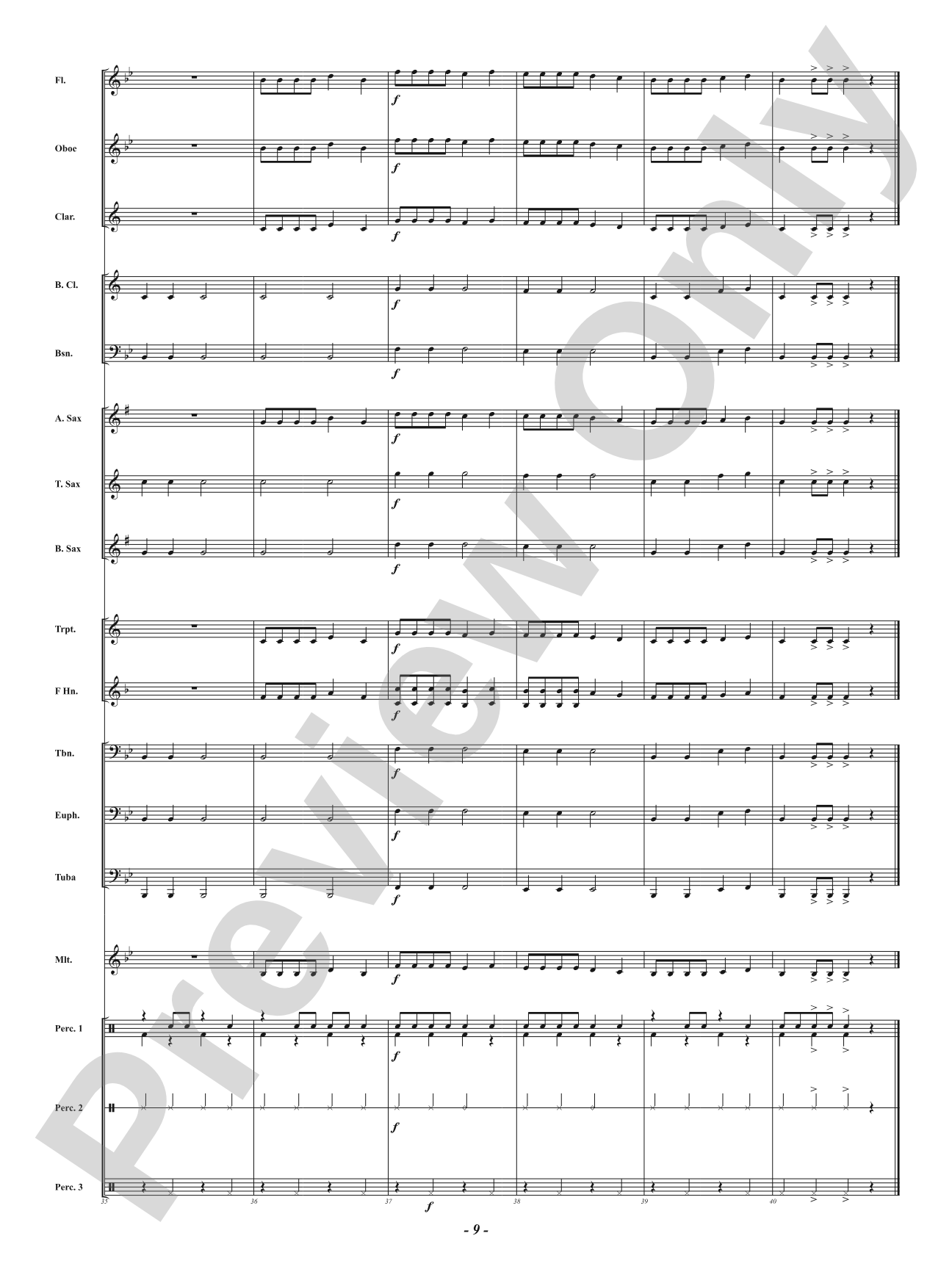 First Things First: Concert Band Conductor Score & Parts
