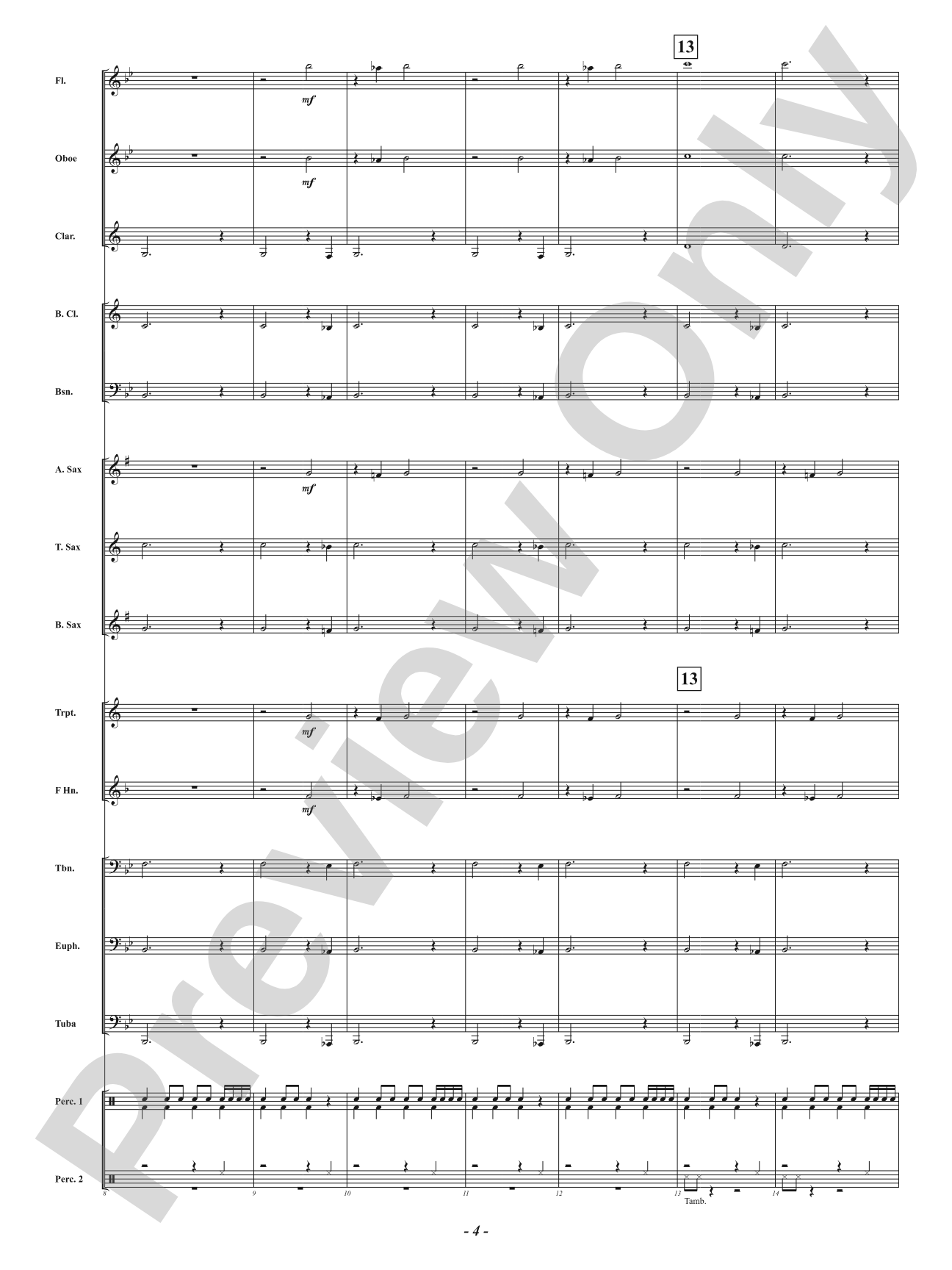 Journey of the Magi: Concert Band Conductor Score & Parts