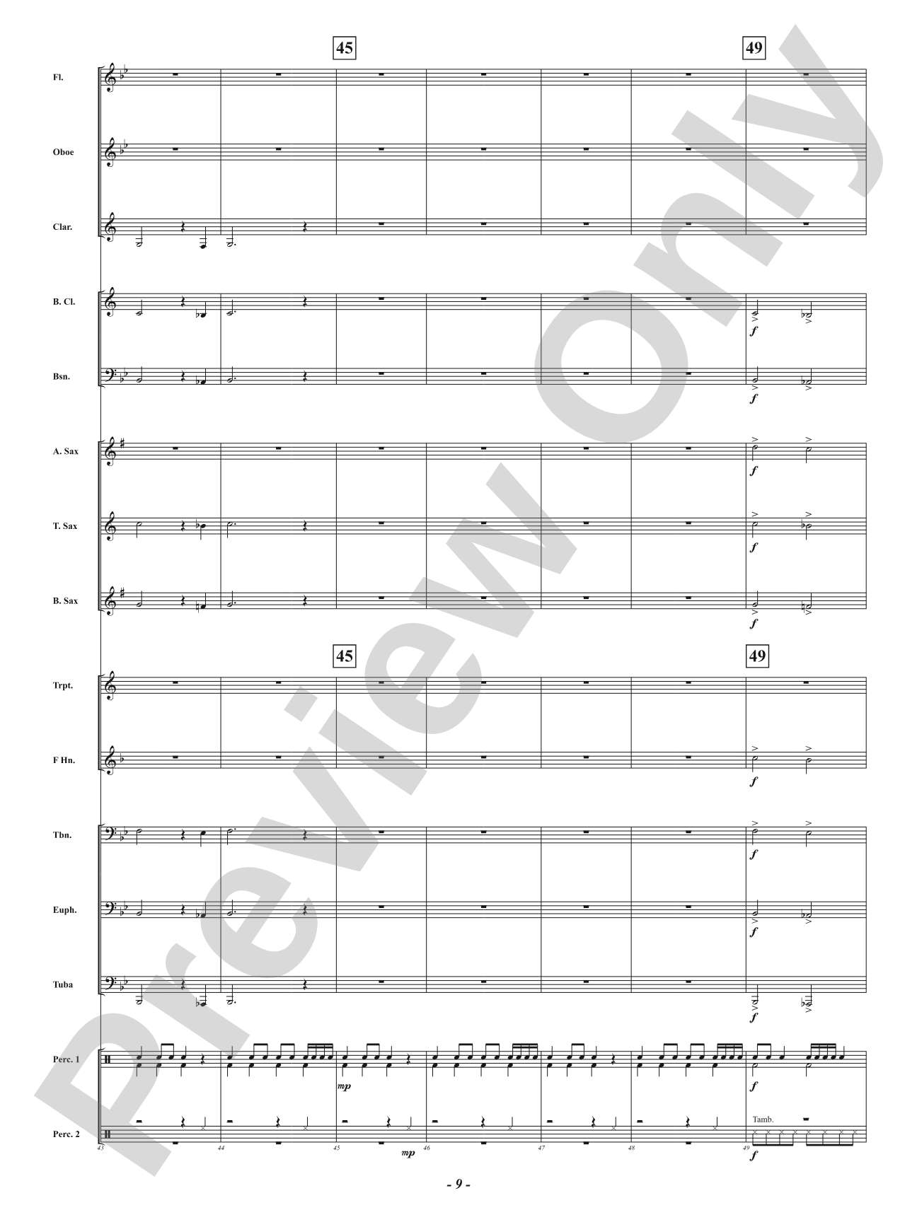 Journey of the Magi: Concert Band Conductor Score & Parts