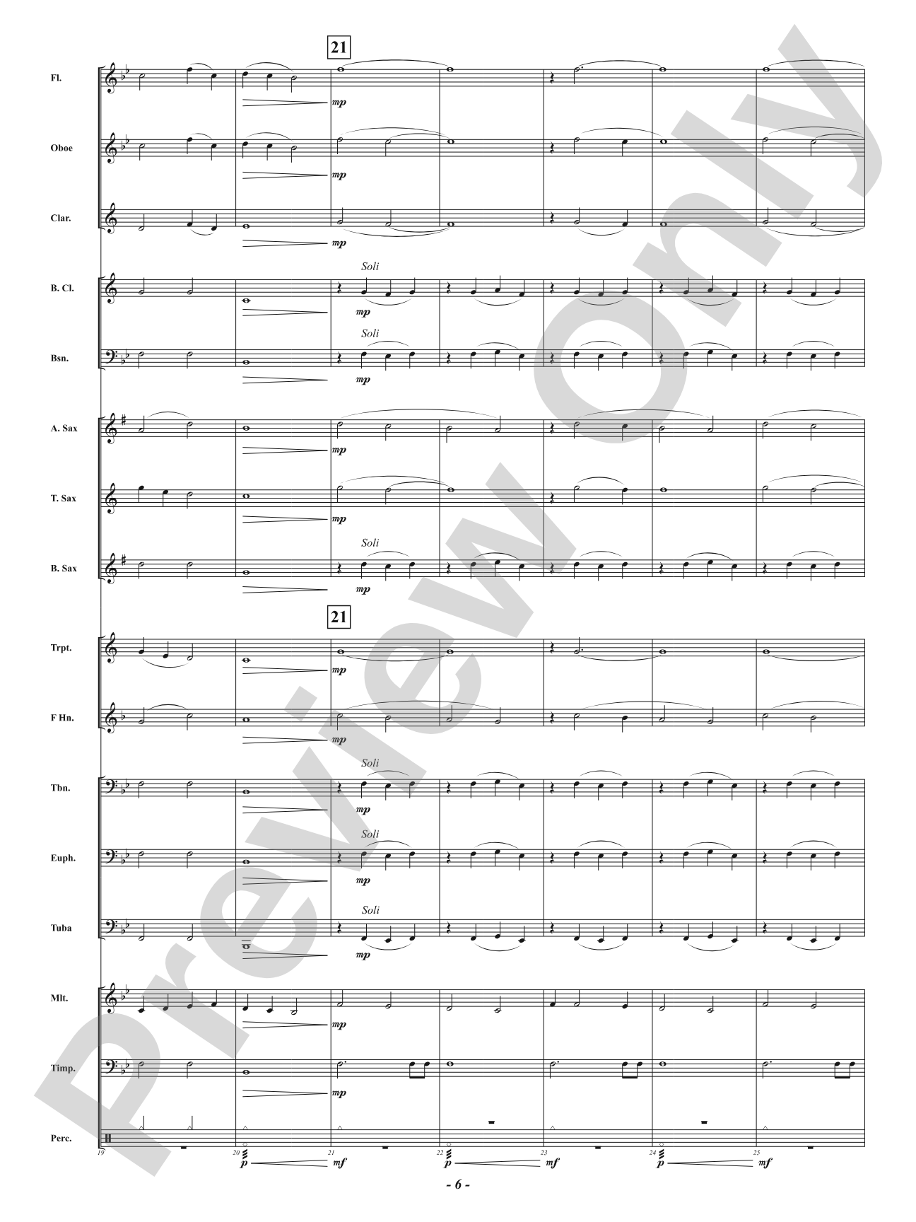 Gentle Winds of Spring: Concert Band Conductor Score & Parts