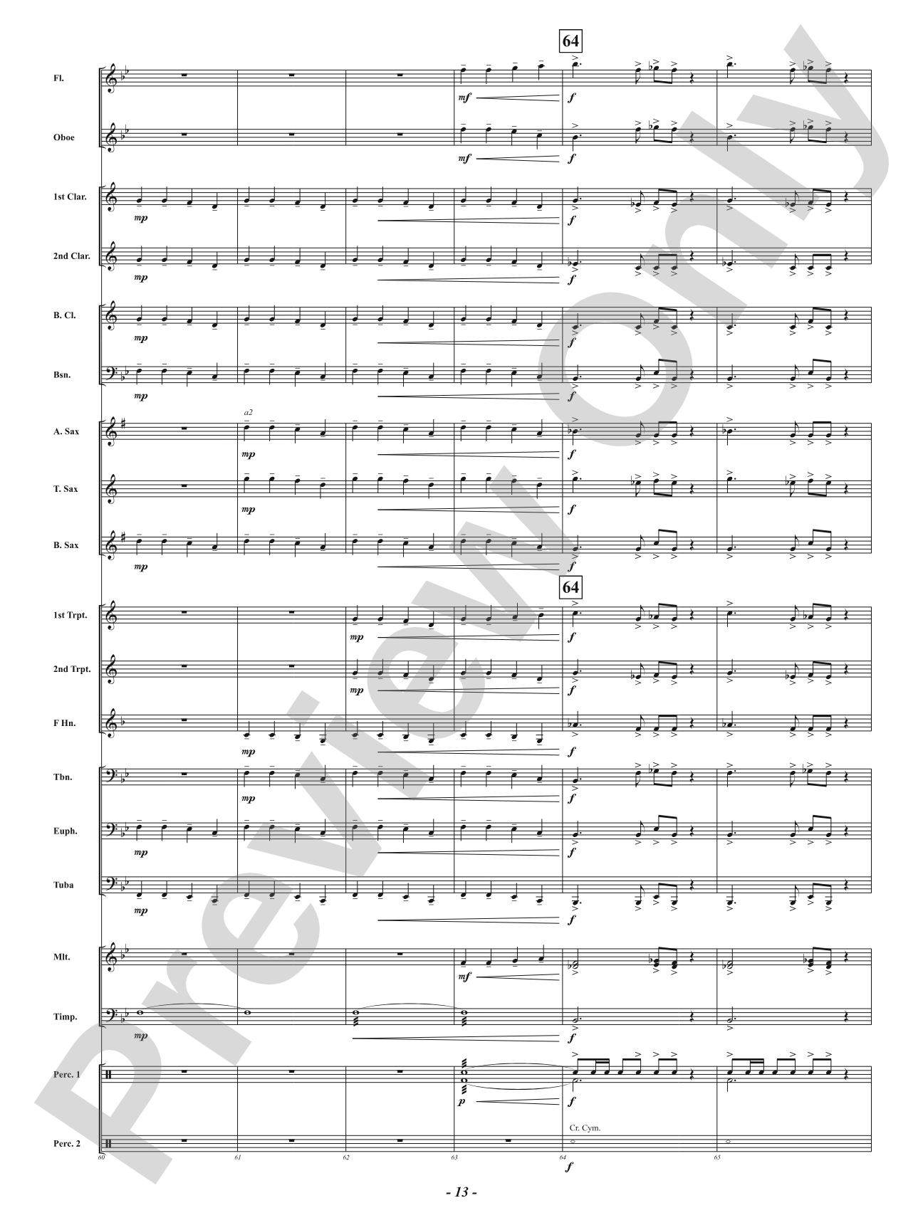 A Minor Holiday Celebration: Concert Band Conductor Score & Parts