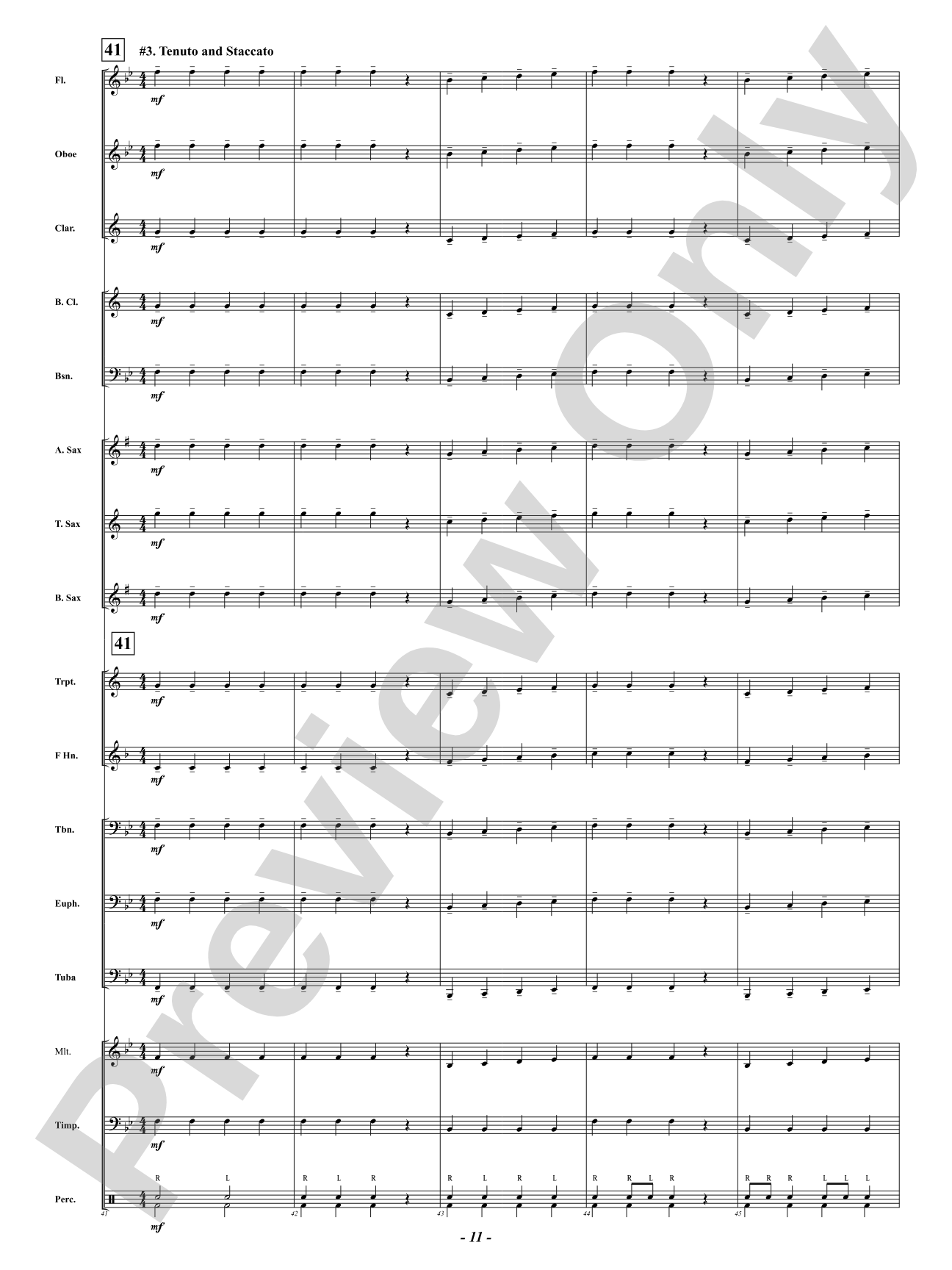 Beginning Band Warm-Up: Concert Band Conductor Score & Parts
