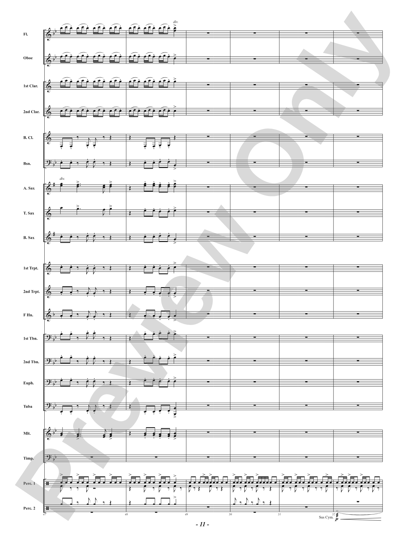 Across Illuminated Skies: Concert Band Conductor Score & Parts