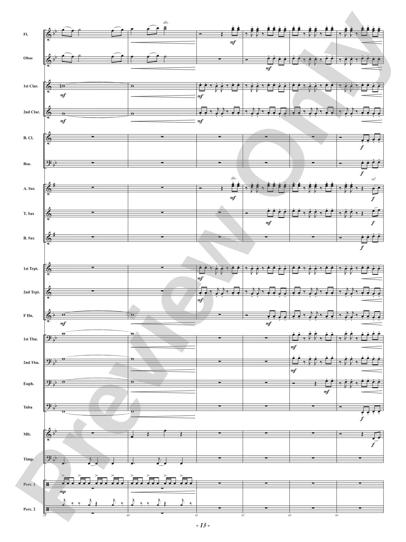 Across Illuminated Skies: Concert Band Conductor Score & Parts