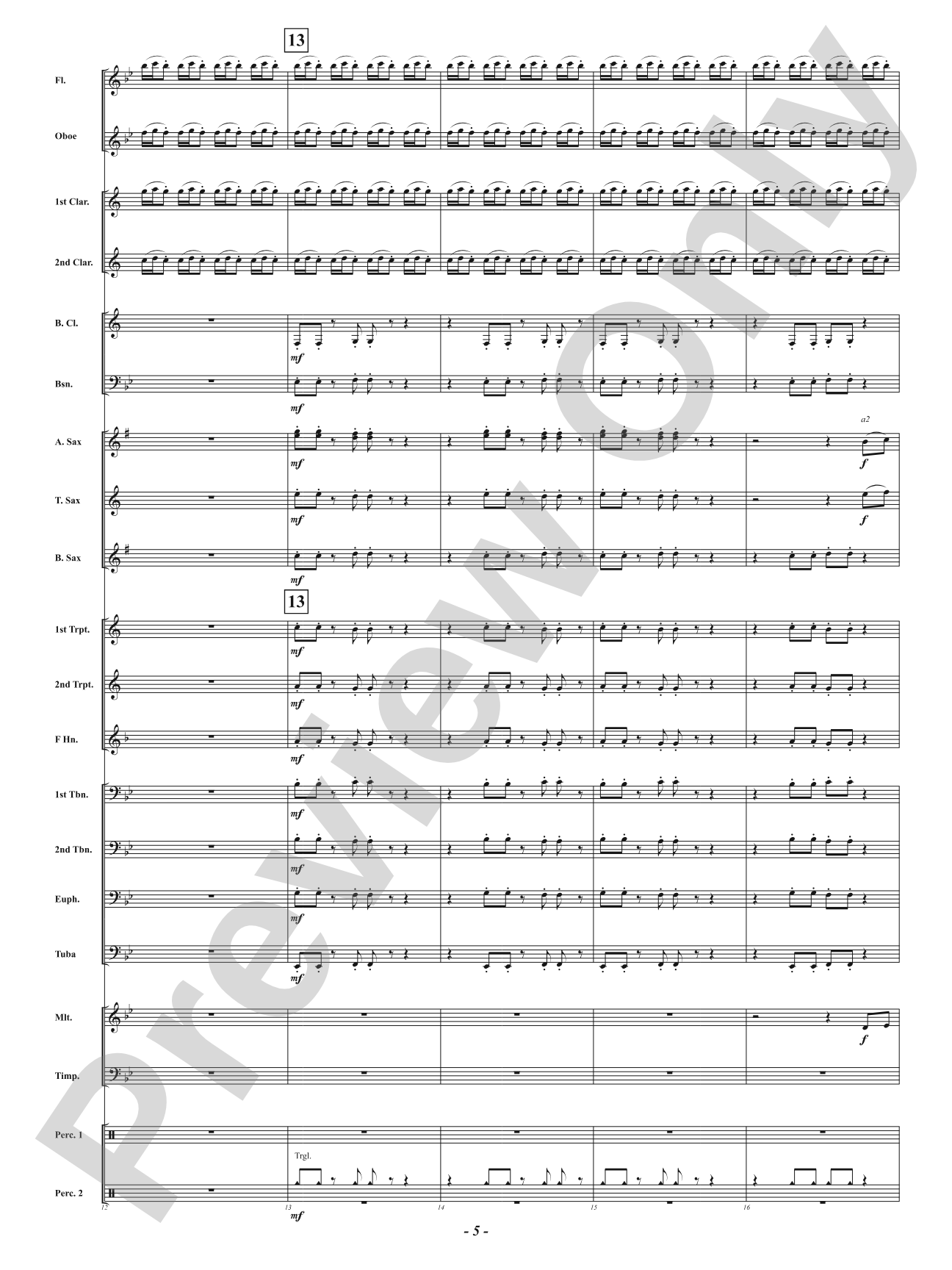 Across Illuminated Skies: Concert Band Conductor Score & Parts