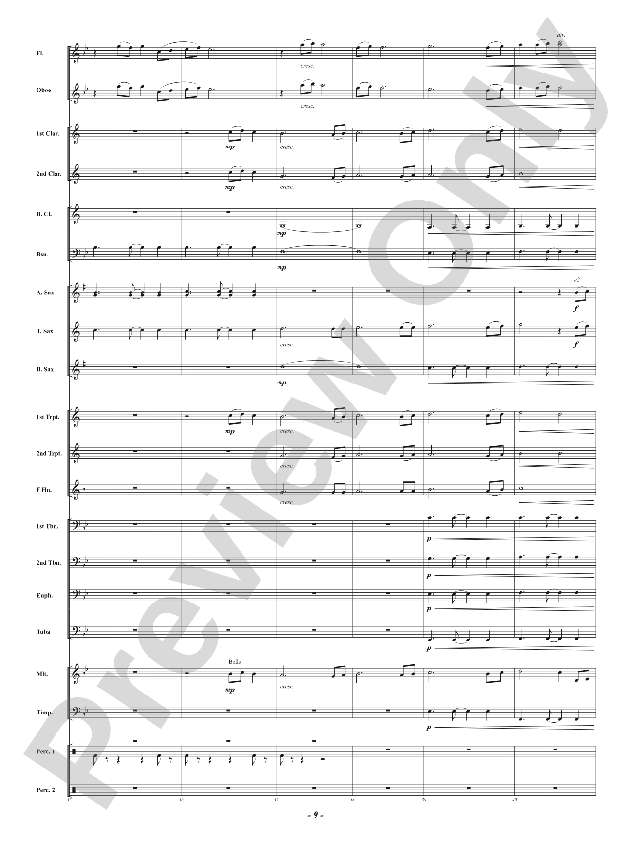 Across Illuminated Skies: Concert Band Conductor Score & Parts