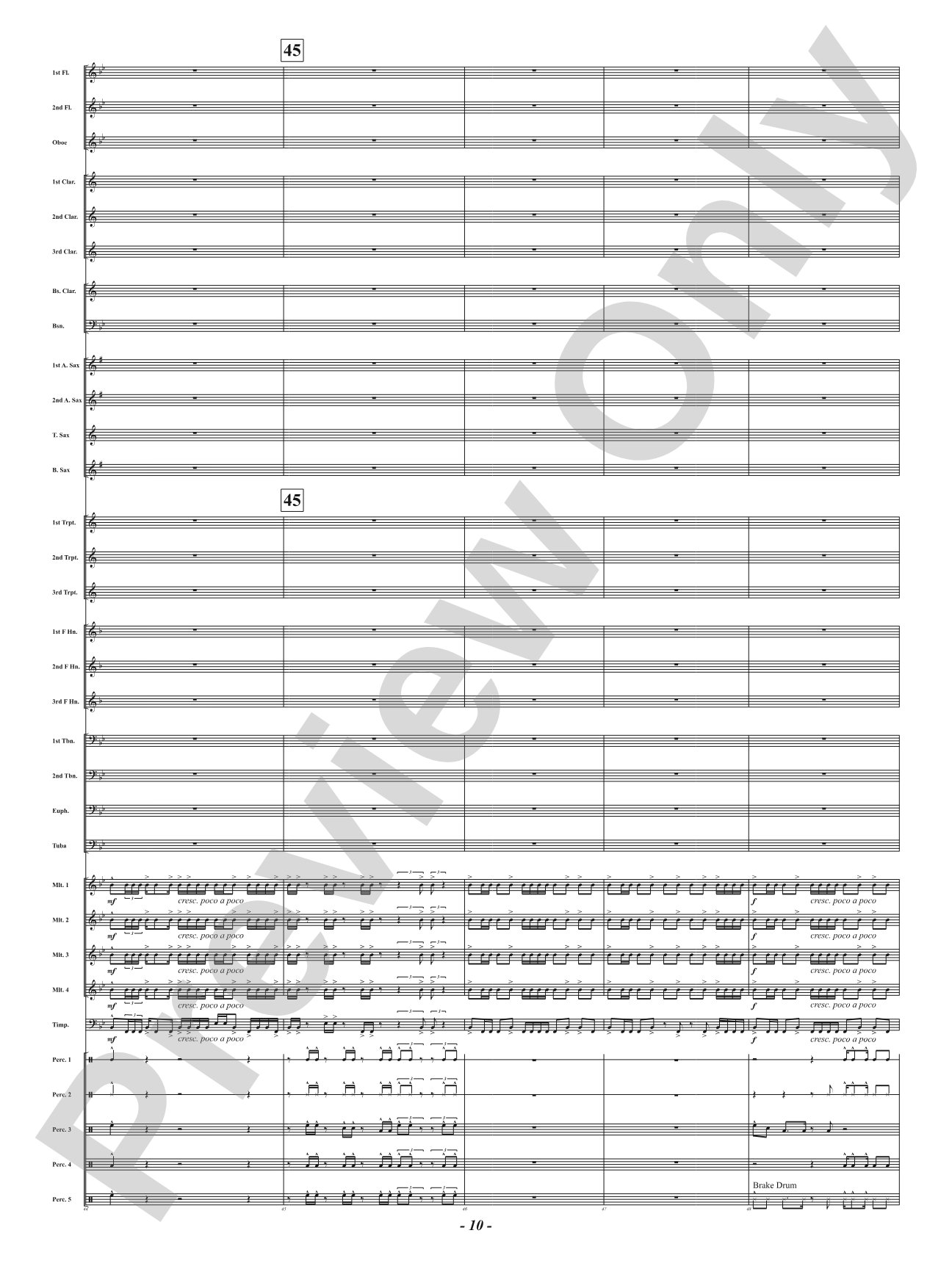 Palustrus: Concert Band Conductor Score & Parts
