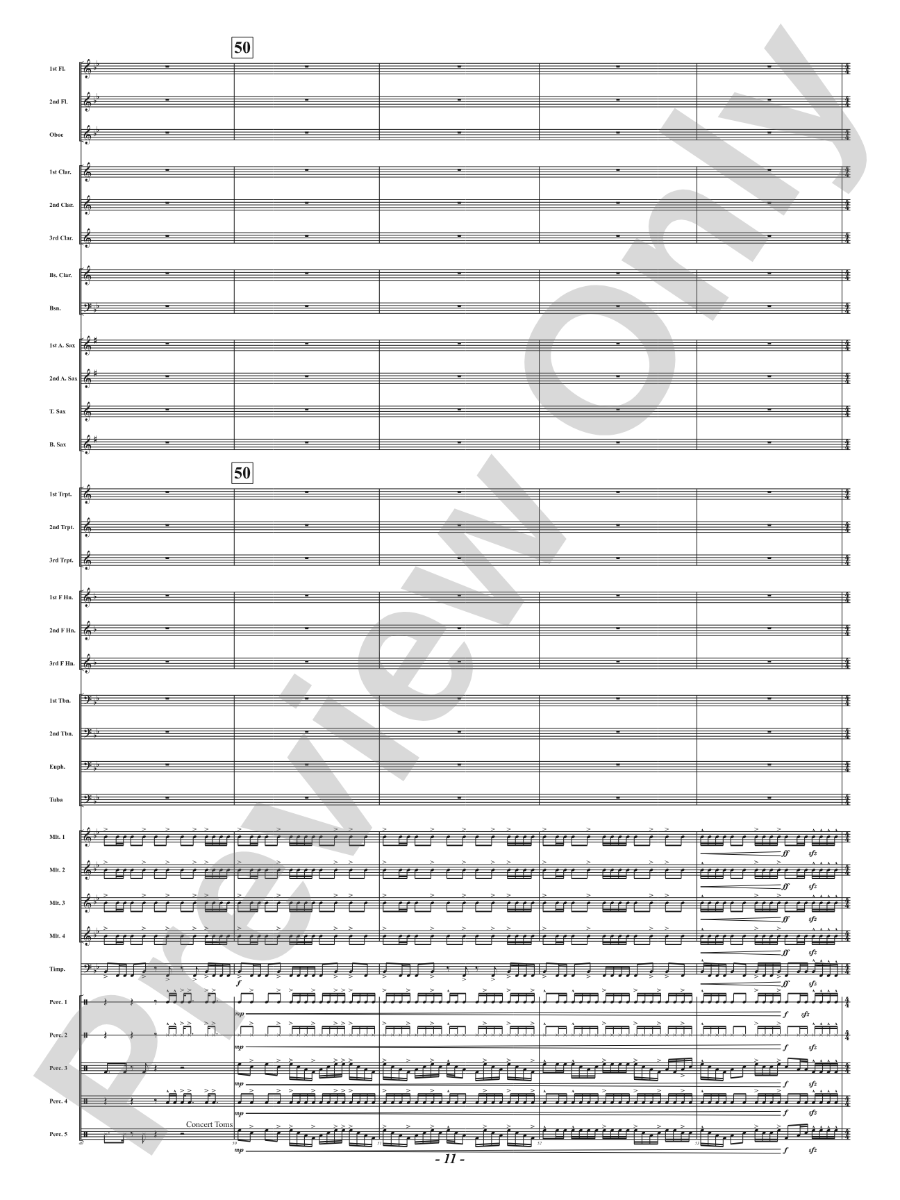 Palustrus: Concert Band Conductor Score & Parts