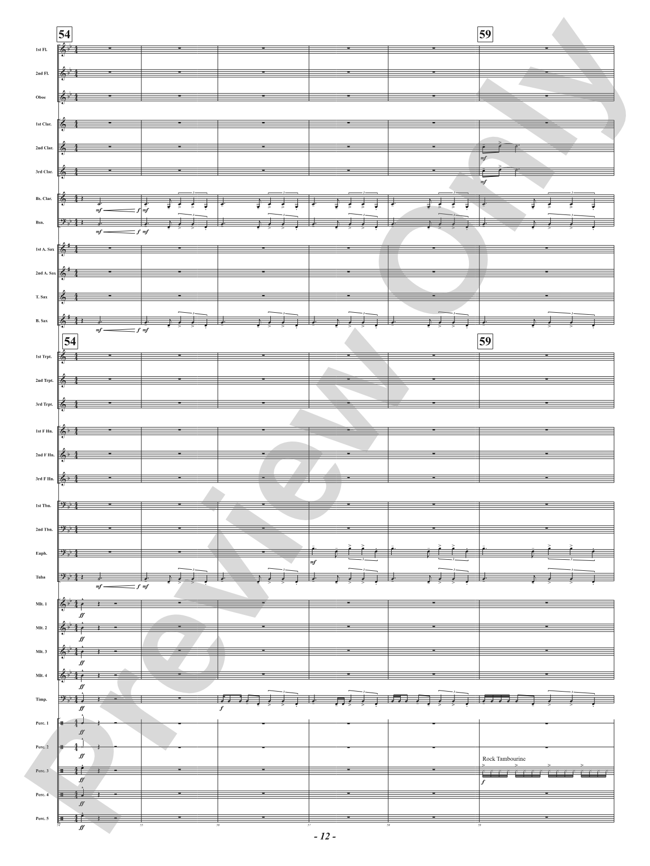Palustrus: Concert Band Conductor Score & Parts