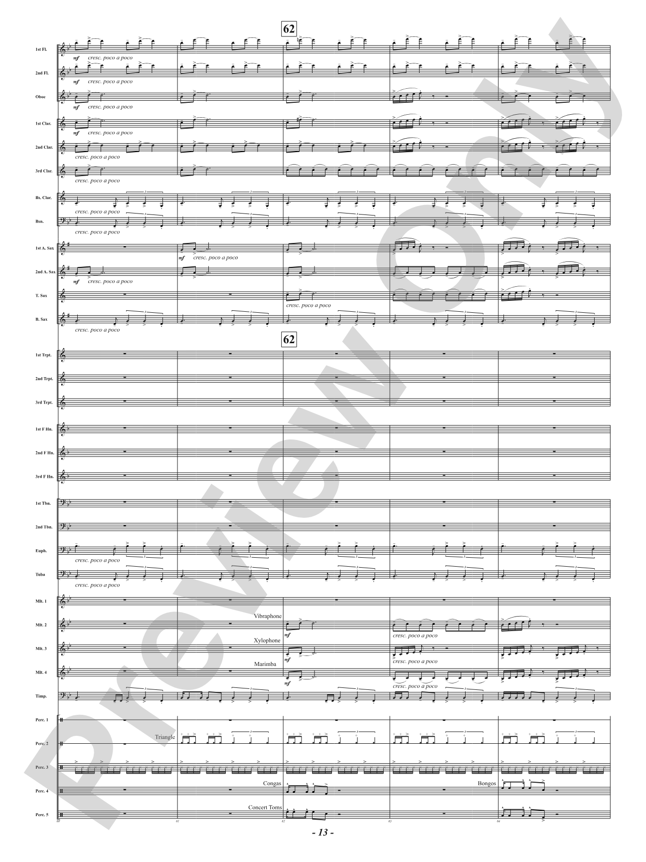 Palustrus: Concert Band Conductor Score & Parts