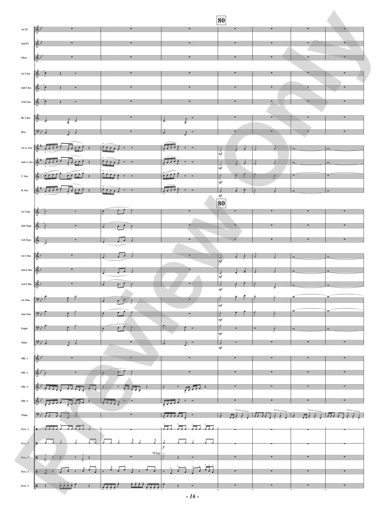 Palustrus: Concert Band Conductor Score & Parts