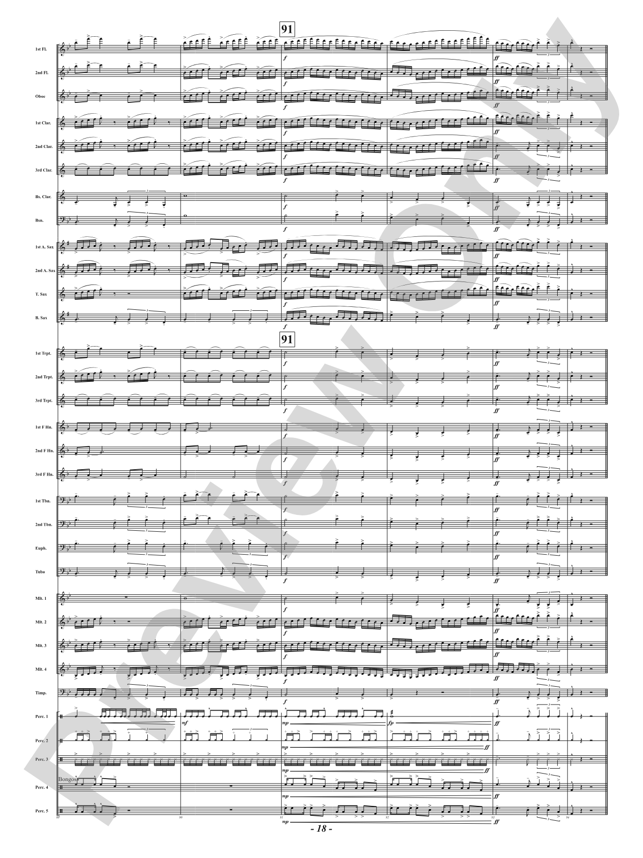 Palustrus: Concert Band Conductor Score & Parts