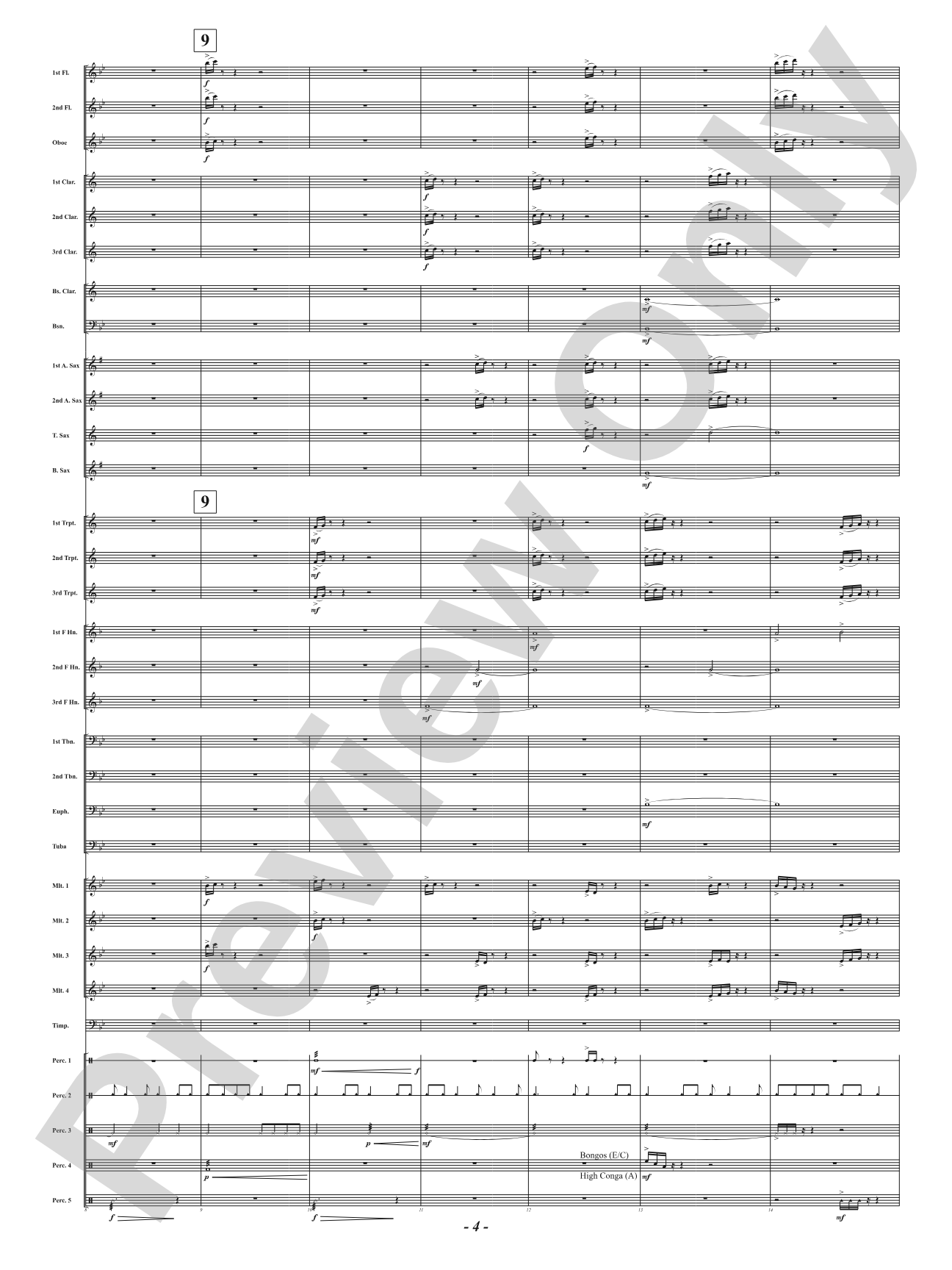 Palustrus: Concert Band Conductor Score & Parts