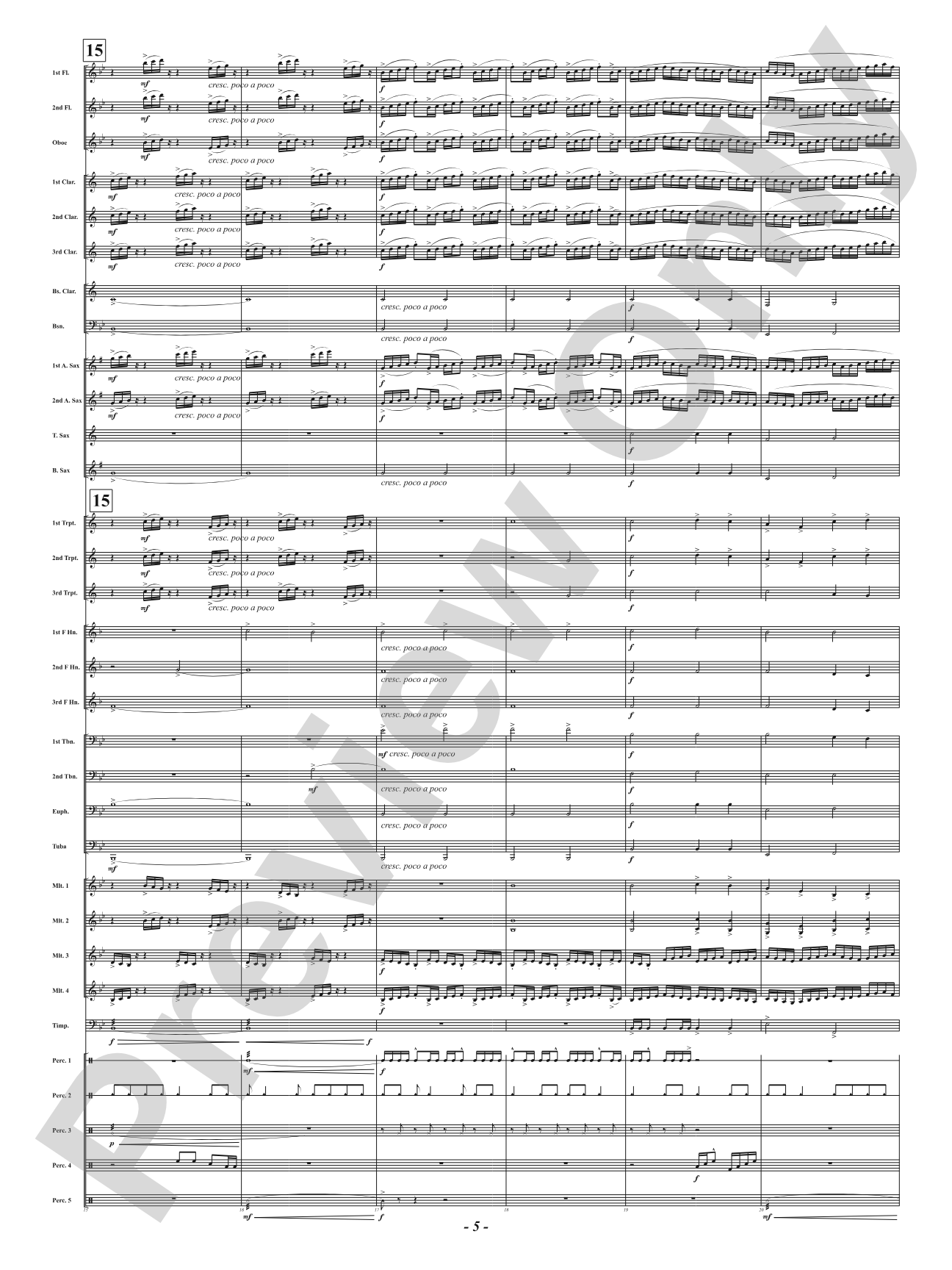Palustrus: Concert Band Conductor Score & Parts