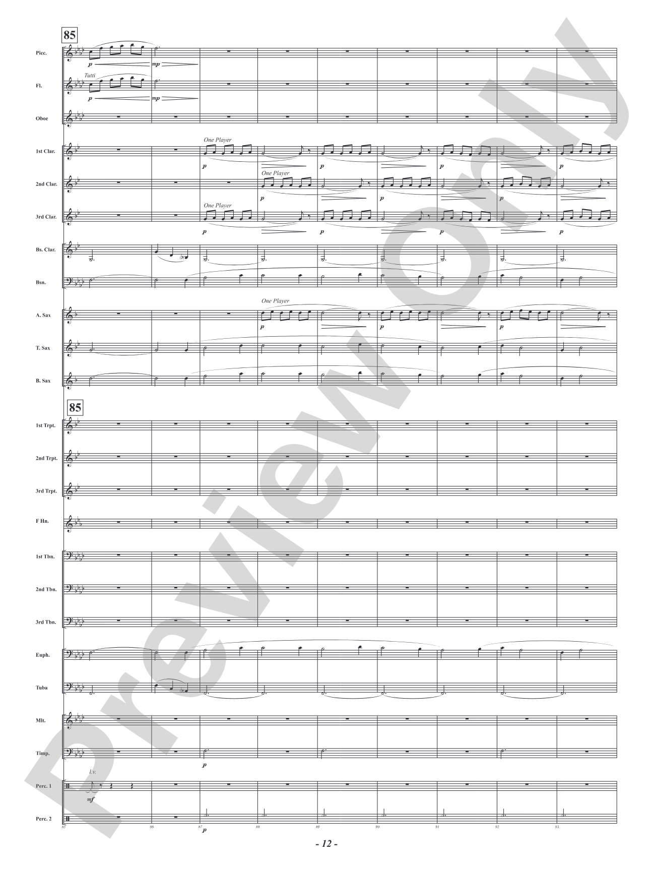 O Come, O Come Emmanuel: Concert Band Conductor Score & Parts