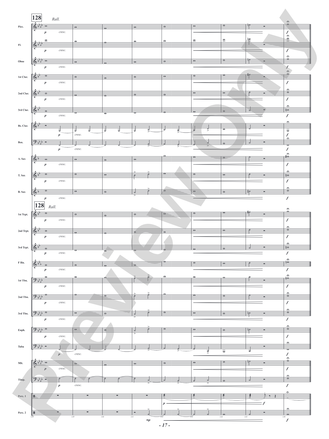 O Come, O Come Emmanuel: Concert Band Conductor Score & Parts