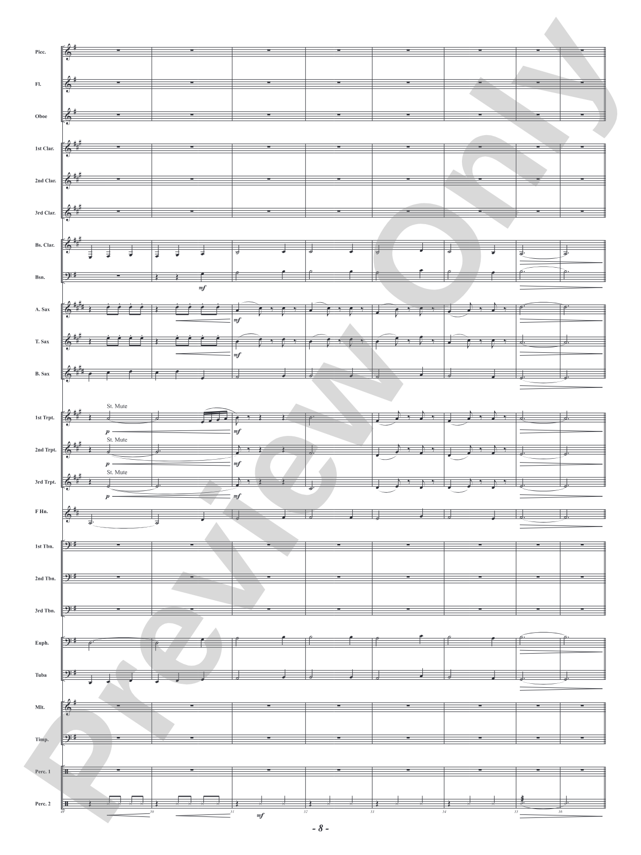 O Come, O Come Emmanuel: Concert Band Conductor Score & Parts